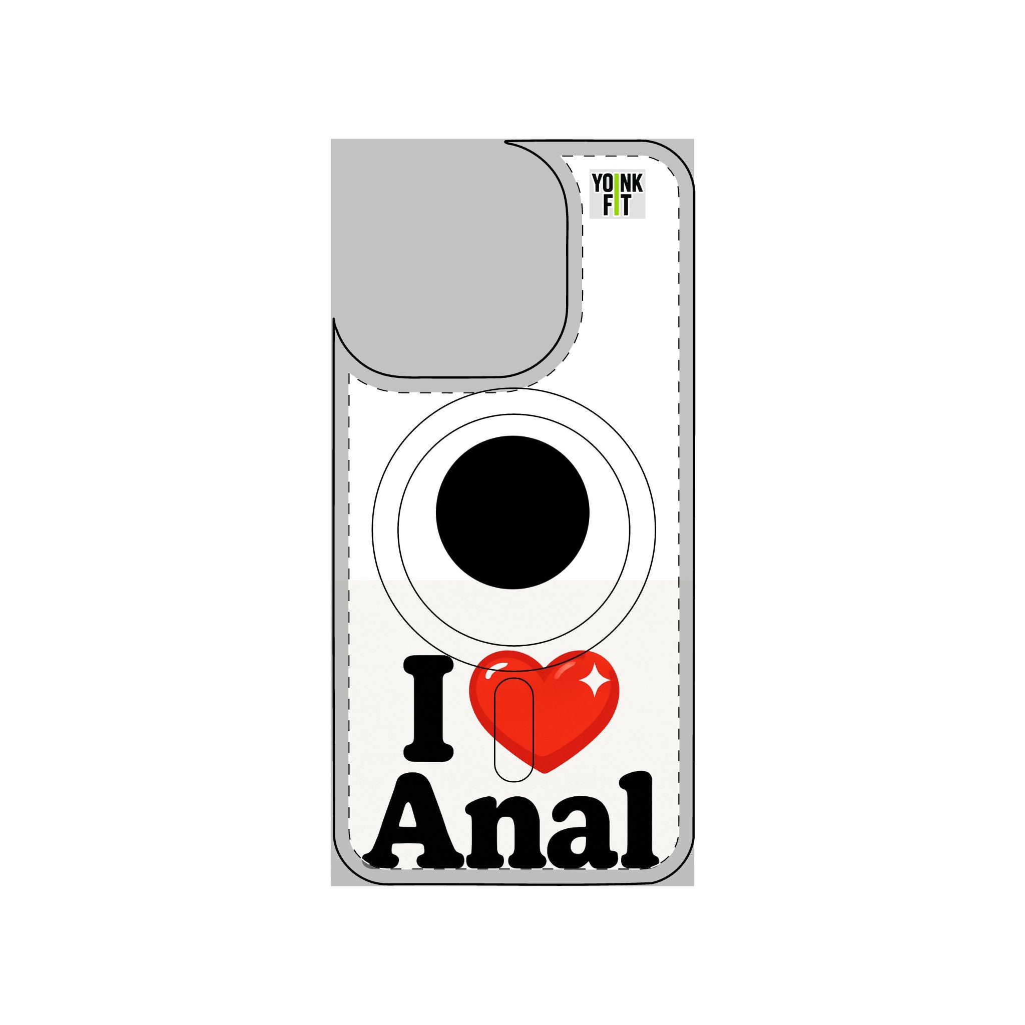 I ❤️ Anal - Magnetic Phone Case - Apple