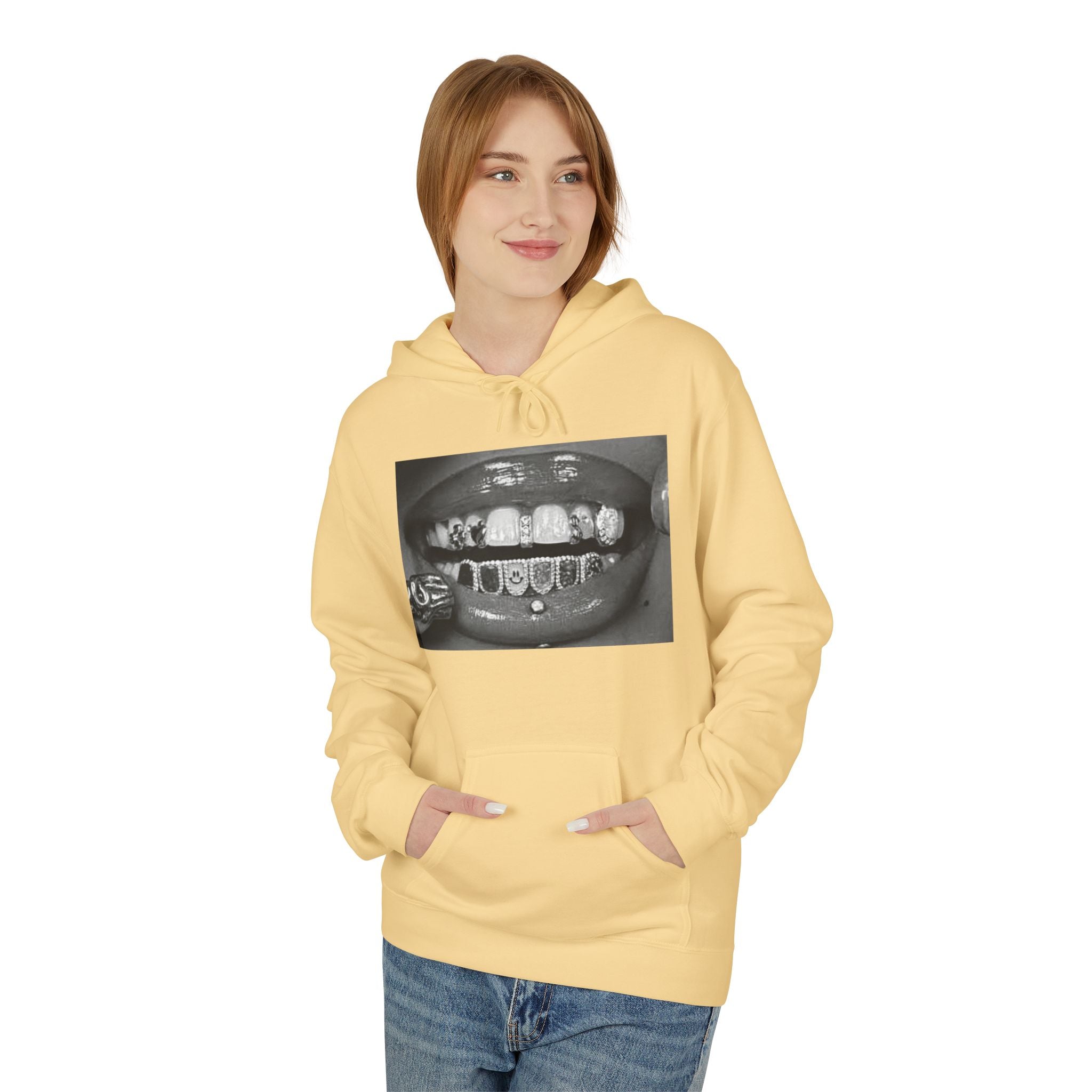 Fleece Hoodie Grillz Design