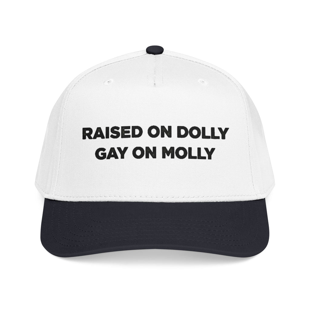 Dolly/Molly  Baseball Cap — Black Statement Hat