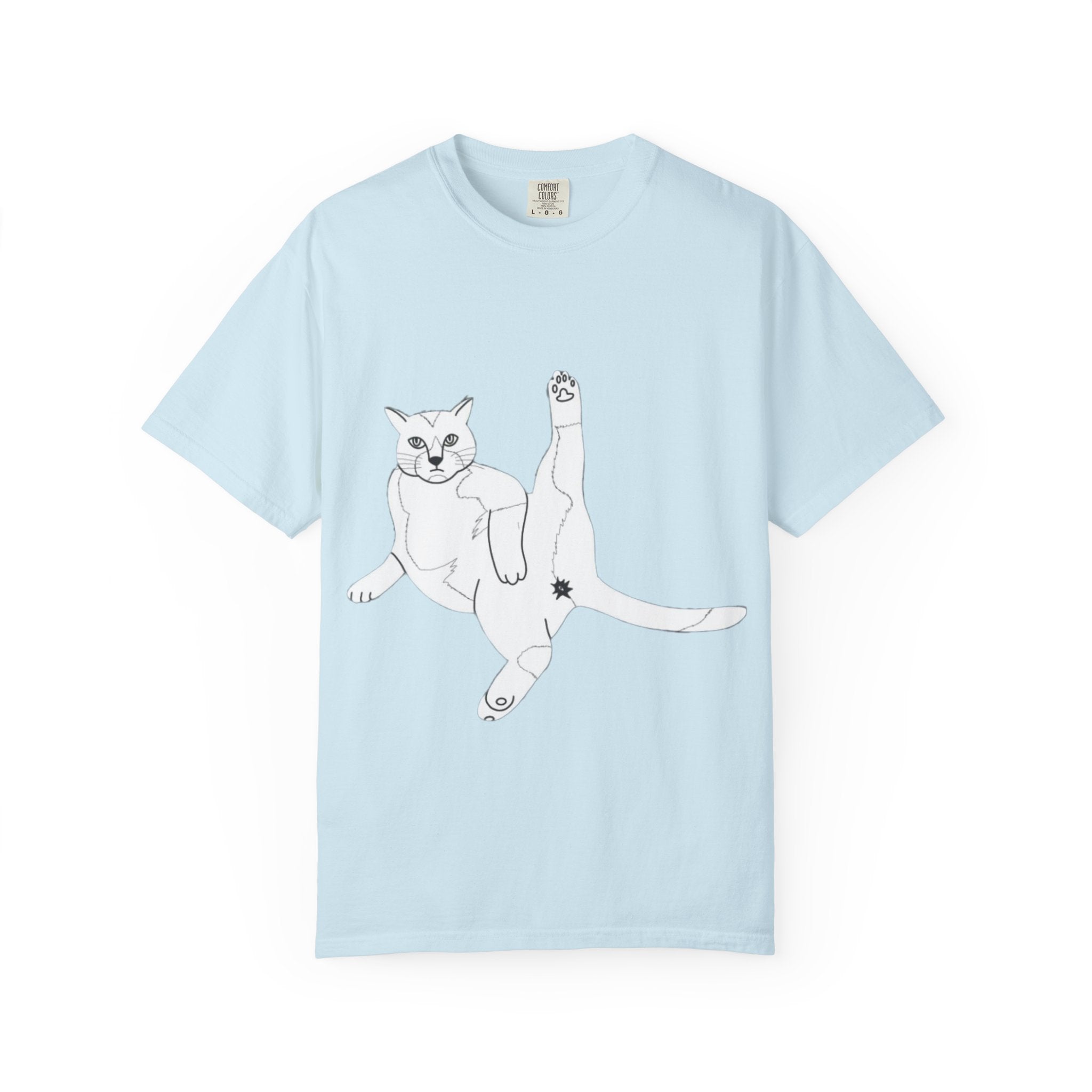 Cat Butt T-Shirt - Unisex Garment-Dyed