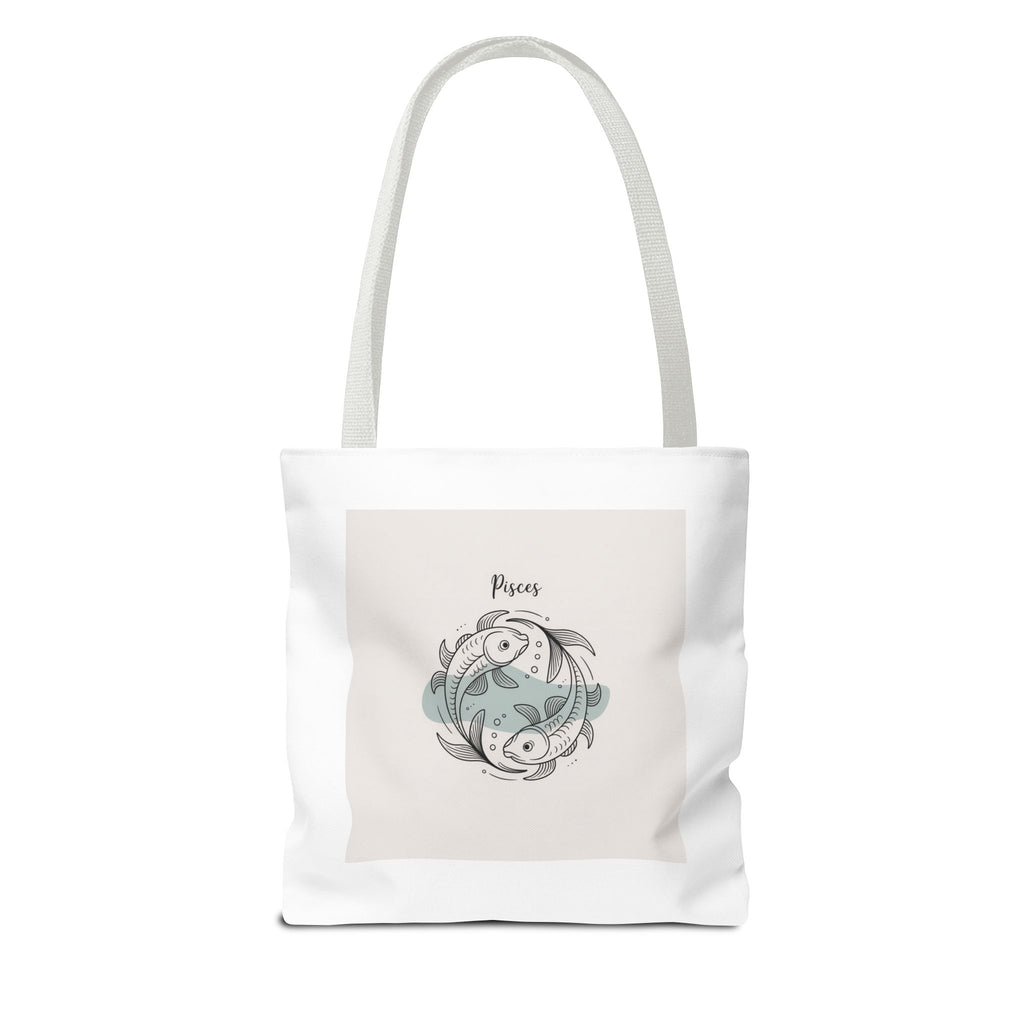 Pisces Tote Bag — Funny 'Pisces trust issues be like' Text & Zodiac Pisces Fish Design