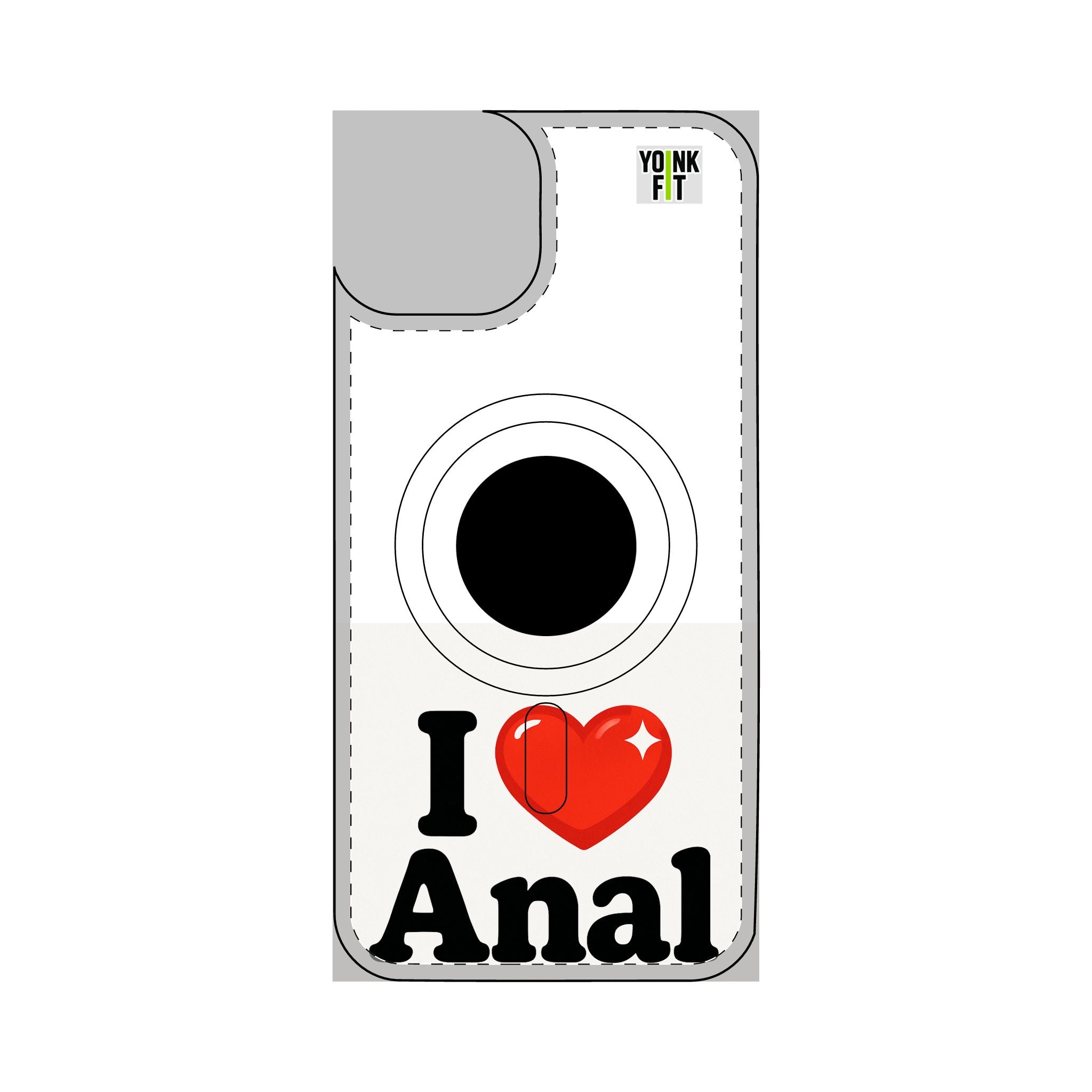 I ❤️ Anal - Magnetic Phone Case - Apple