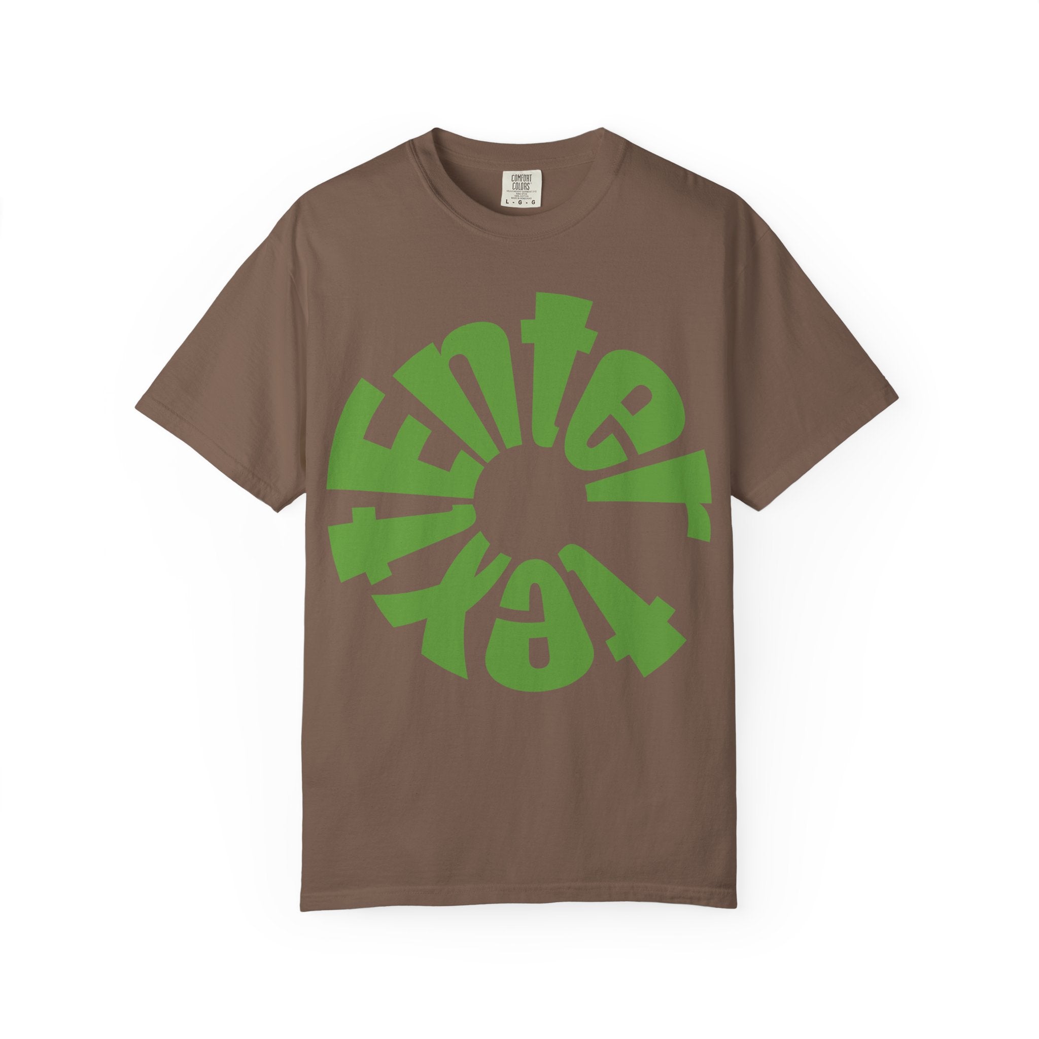 Rounded "Enter Text"  T-Shirt