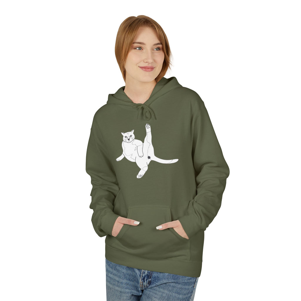 Hoodie - Cat Butt Sketch Design