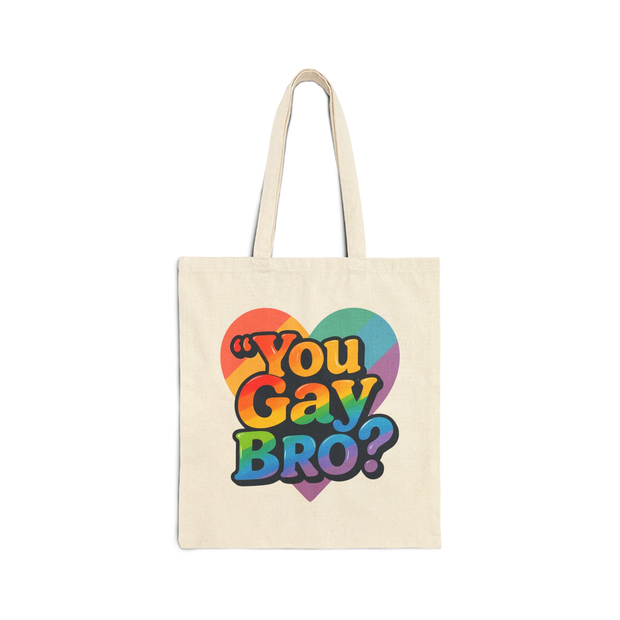 Pride and Fitness Tote Bags - You Gay Bro?