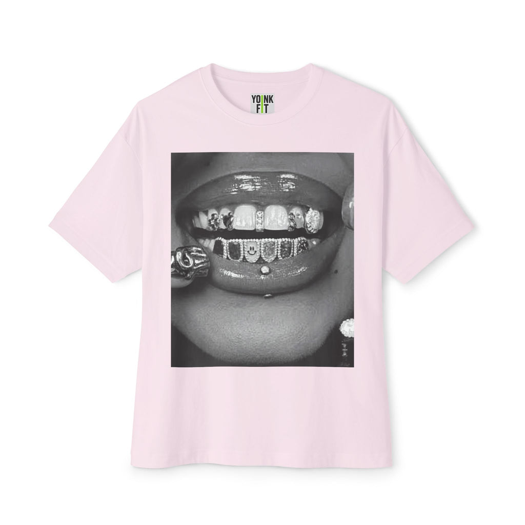 Boxy Tee Grillz Teeth Unisex Shirt