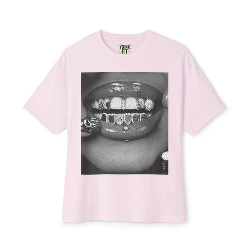Boxy Tee Grillz Teeth Unisex Shirt