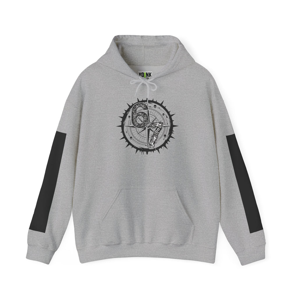 6-7 Hoodie - Minimal Funny Graphic Pullover