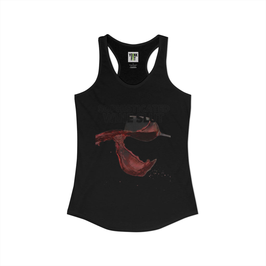 Racerback Tank - wine slut