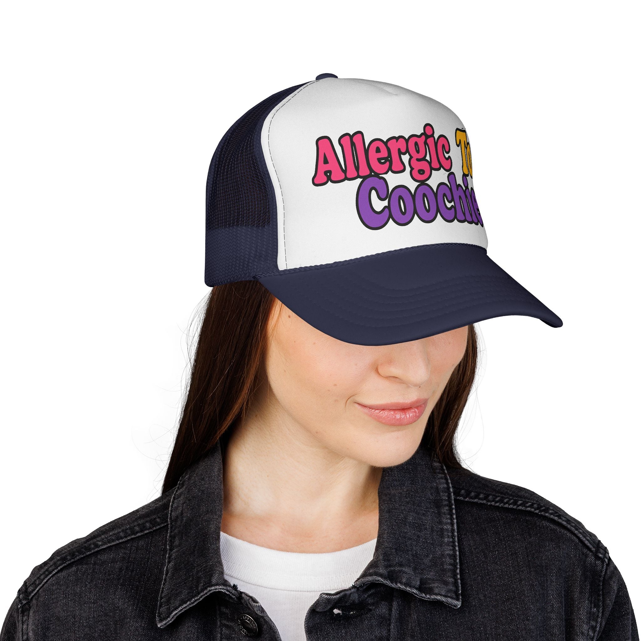 Playful Trucker Cap with Humor
