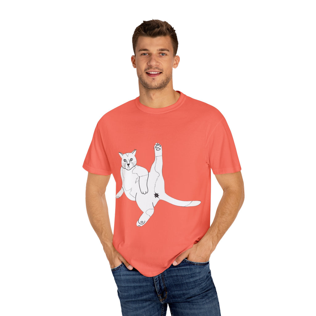 Cat Butt T-Shirt - Unisex Garment-Dyed