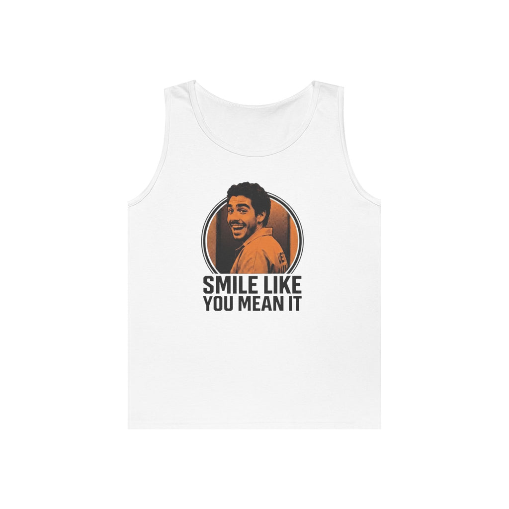 Smile like you mean it - Graphic Tank Top — Retro Laundry Machine Art