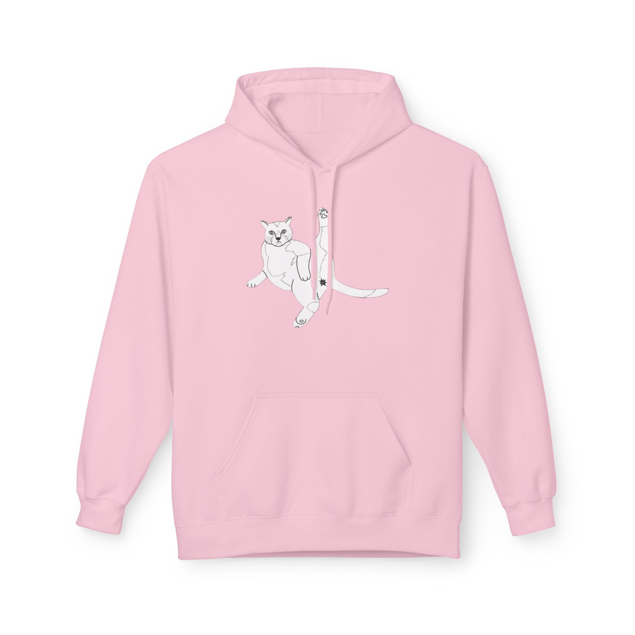 Hoodie - Cat Butt Sketch Design