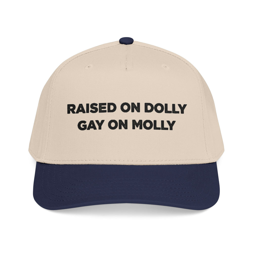 Dolly/Molly  Baseball Cap — Black Statement Hat