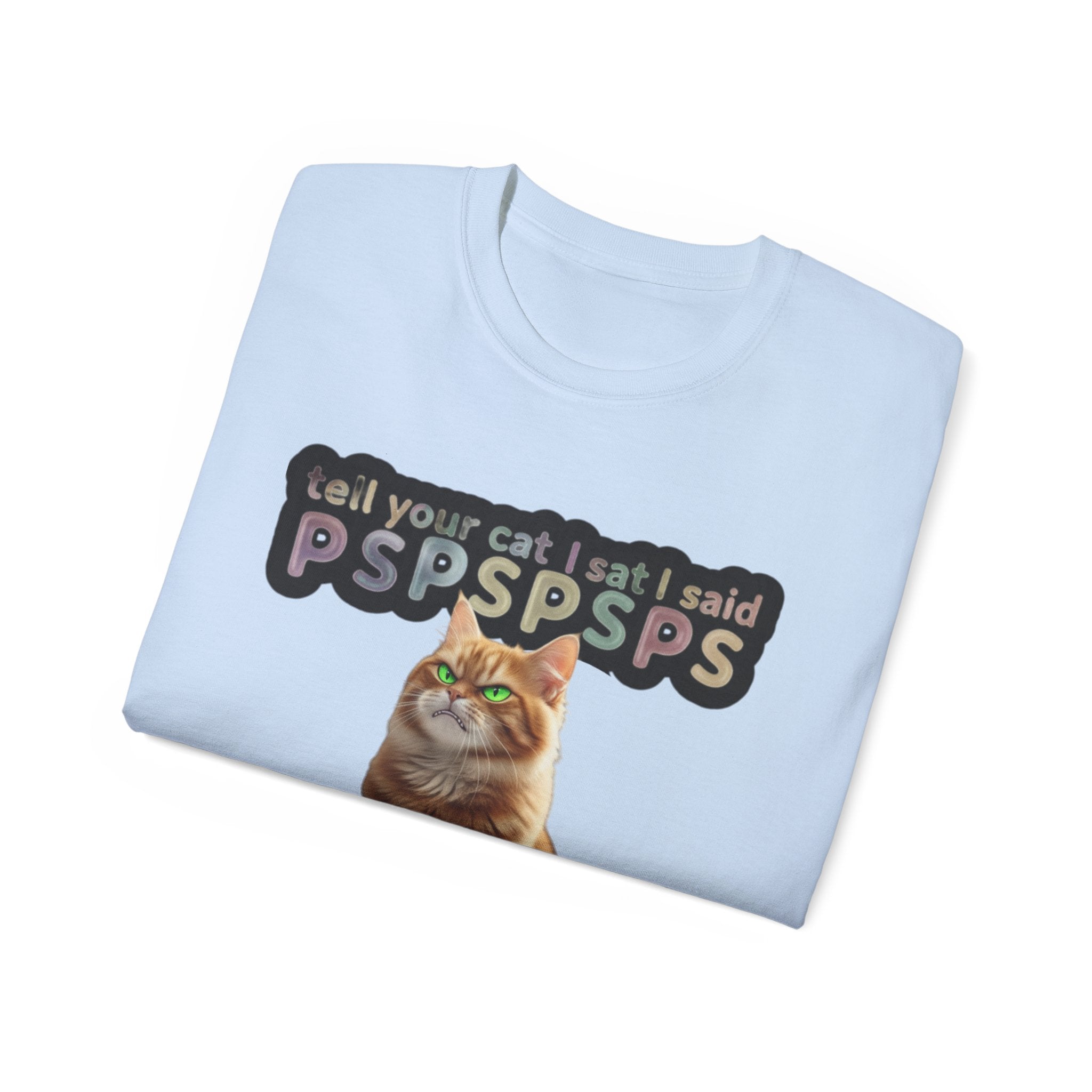 Funny Cat Lover Tee, PSPSPS Cat T-Shirt