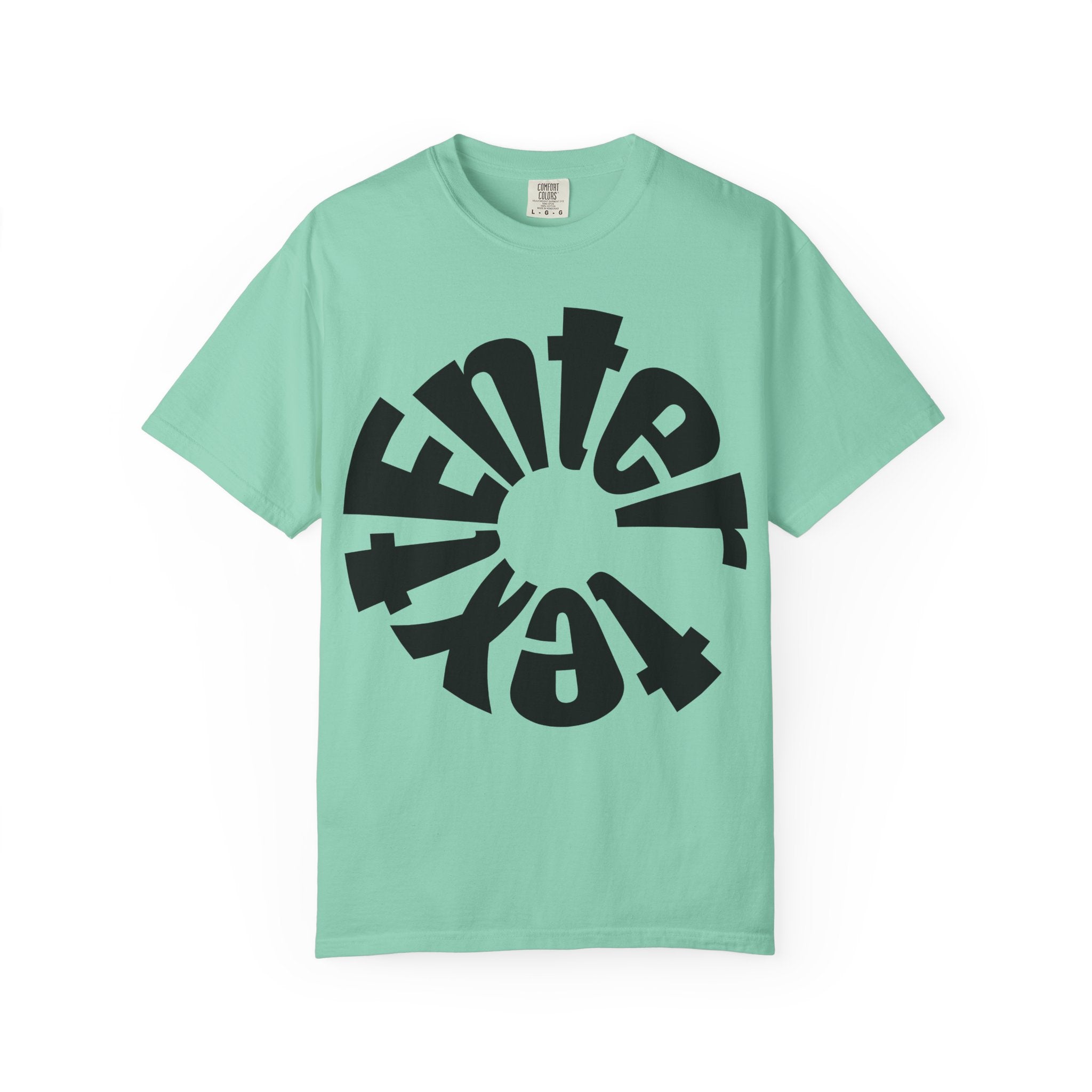 Rounded "Enter Text"  T-Shirt
