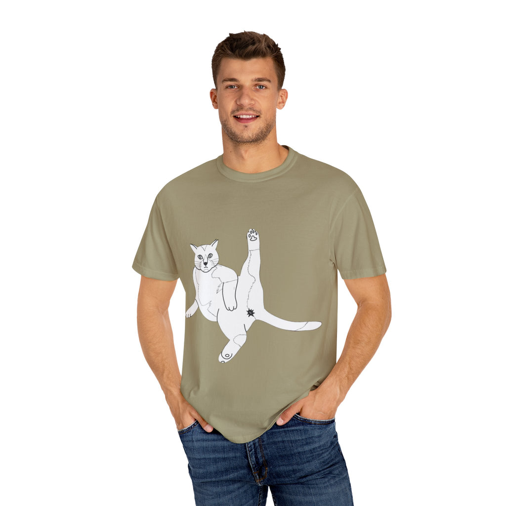 Cat Butt T-Shirt - Unisex Garment-Dyed