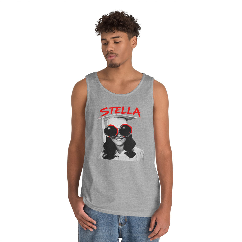 Stella - Graphic Tank Top — Retro Laundry Machine Art