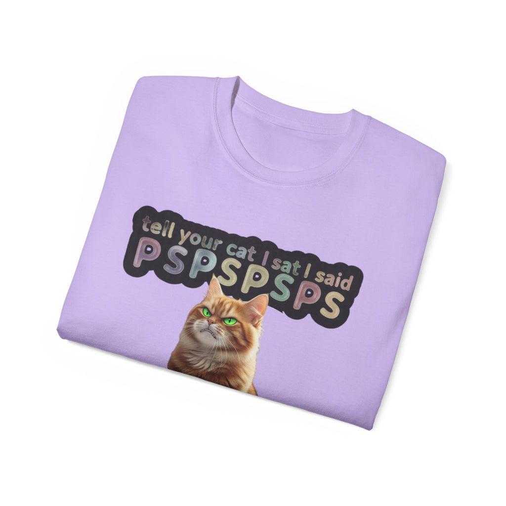 Funny Cat Lover Tee, PSPSPS Cat T-Shirt