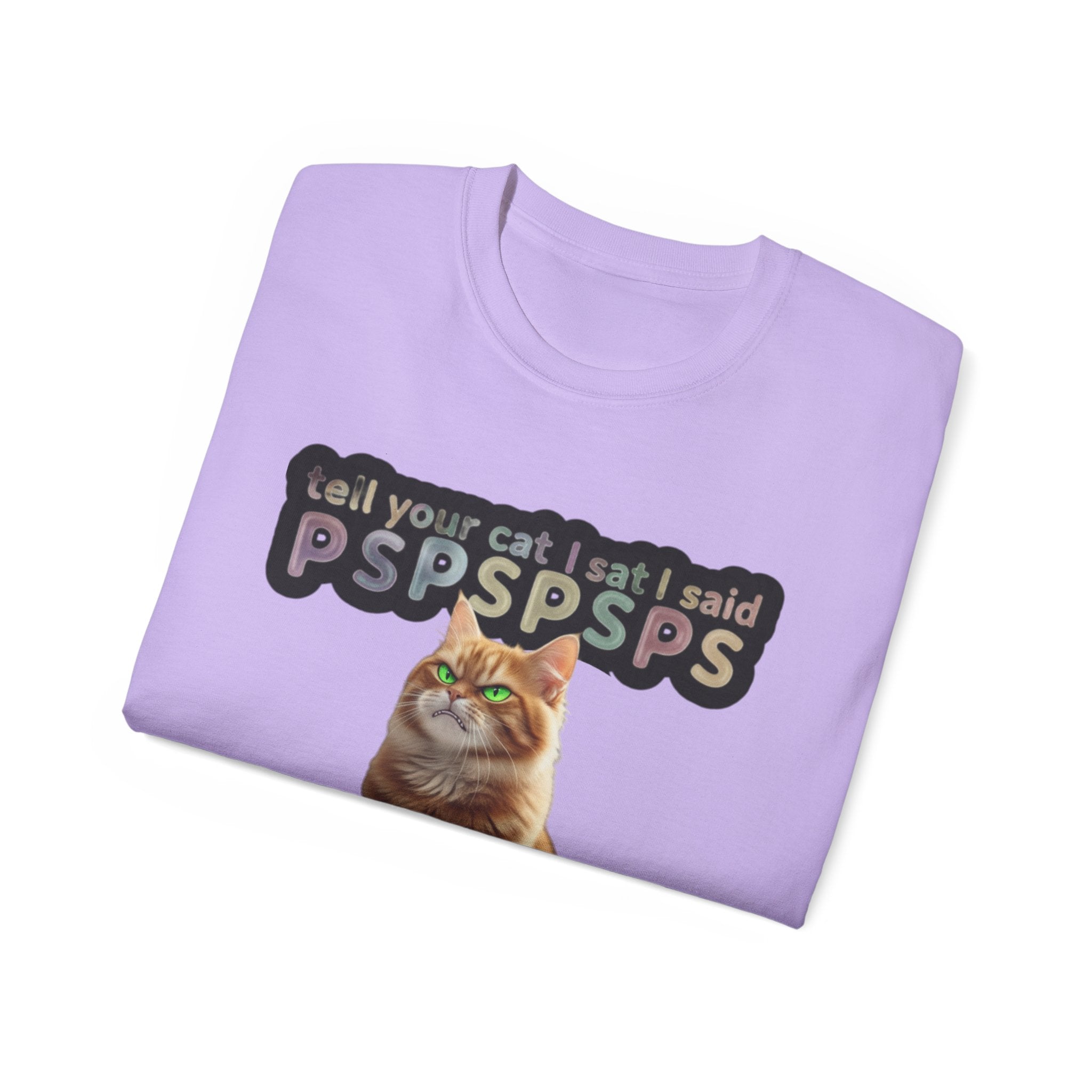 Funny Cat Lover Tee, PSPSPS Cat T-Shirt