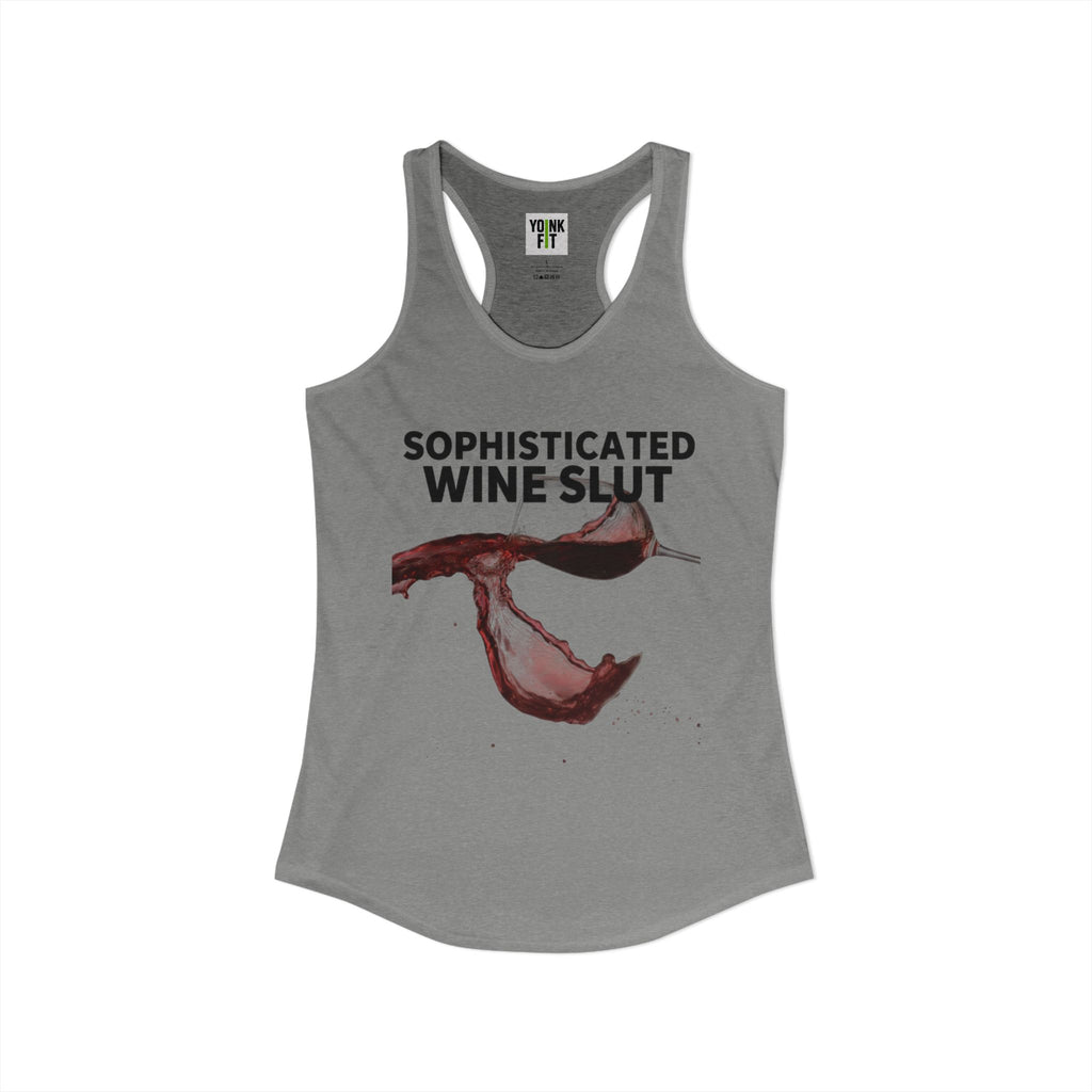 Racerback Tank - wine slut