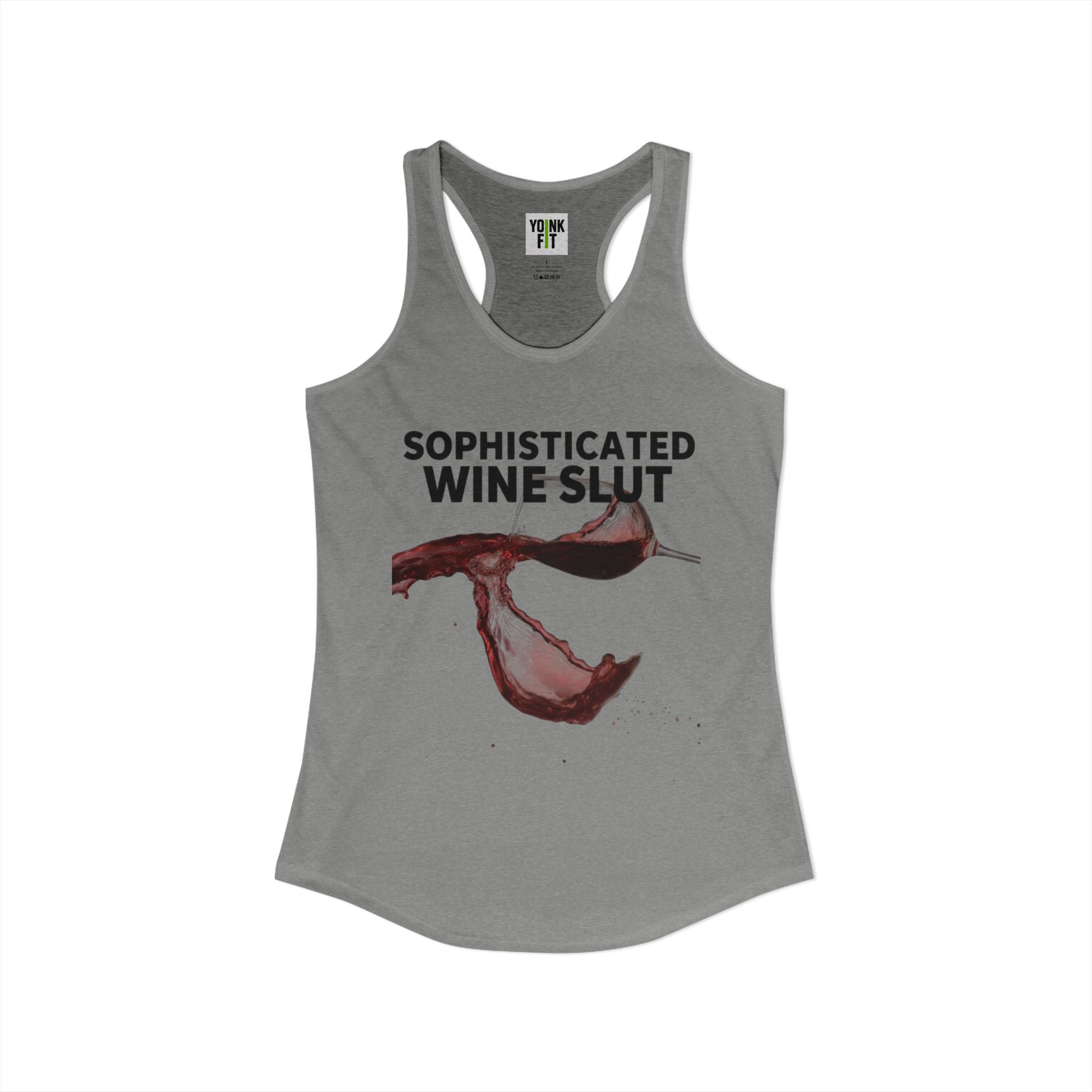 Racerback Tank - wine slut