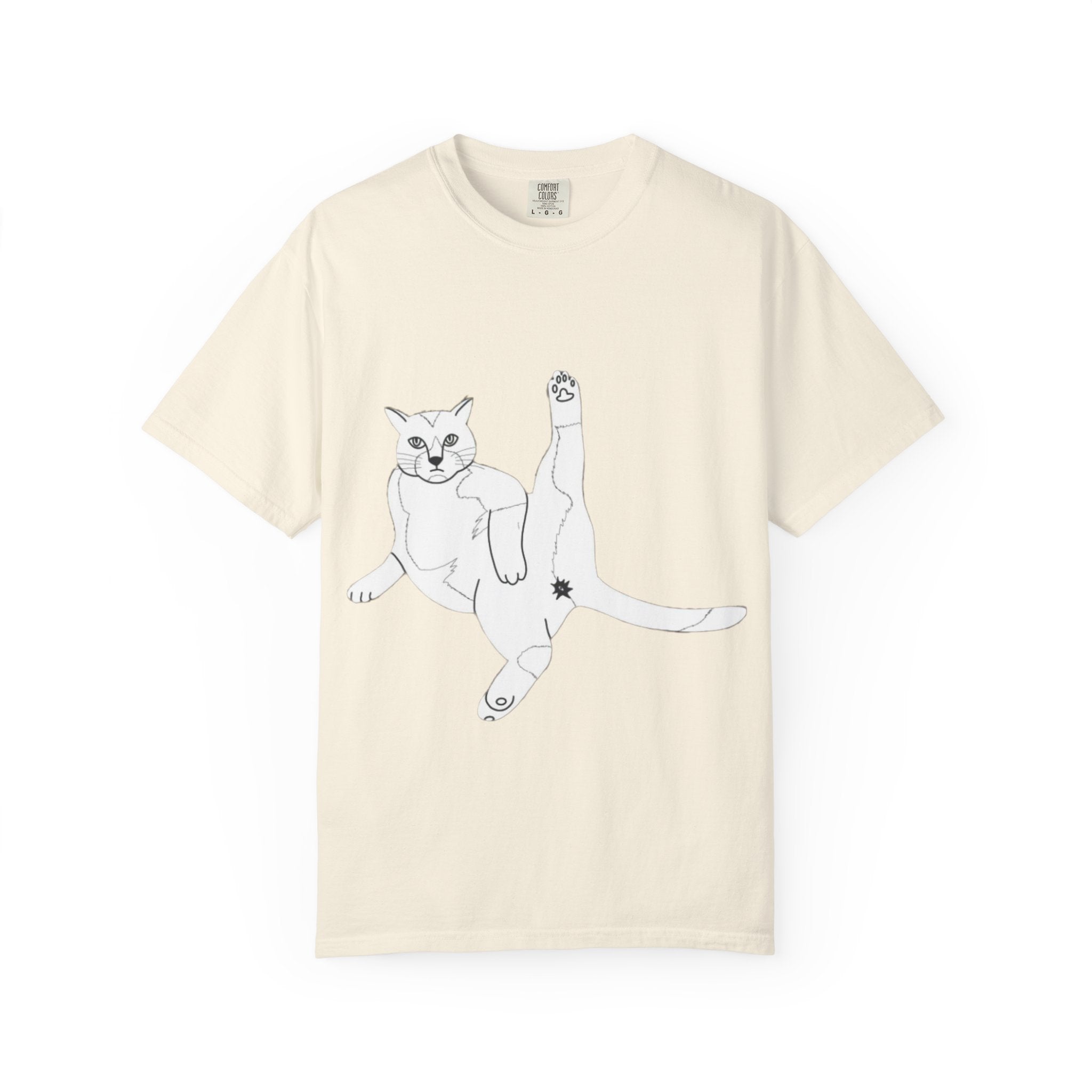 Cat Butt T-Shirt - Unisex Garment-Dyed