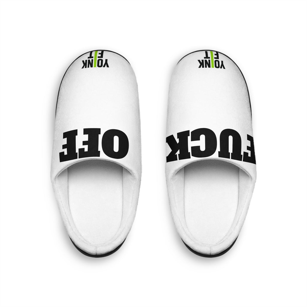Funny Indoor Slippers - Fuck Off
