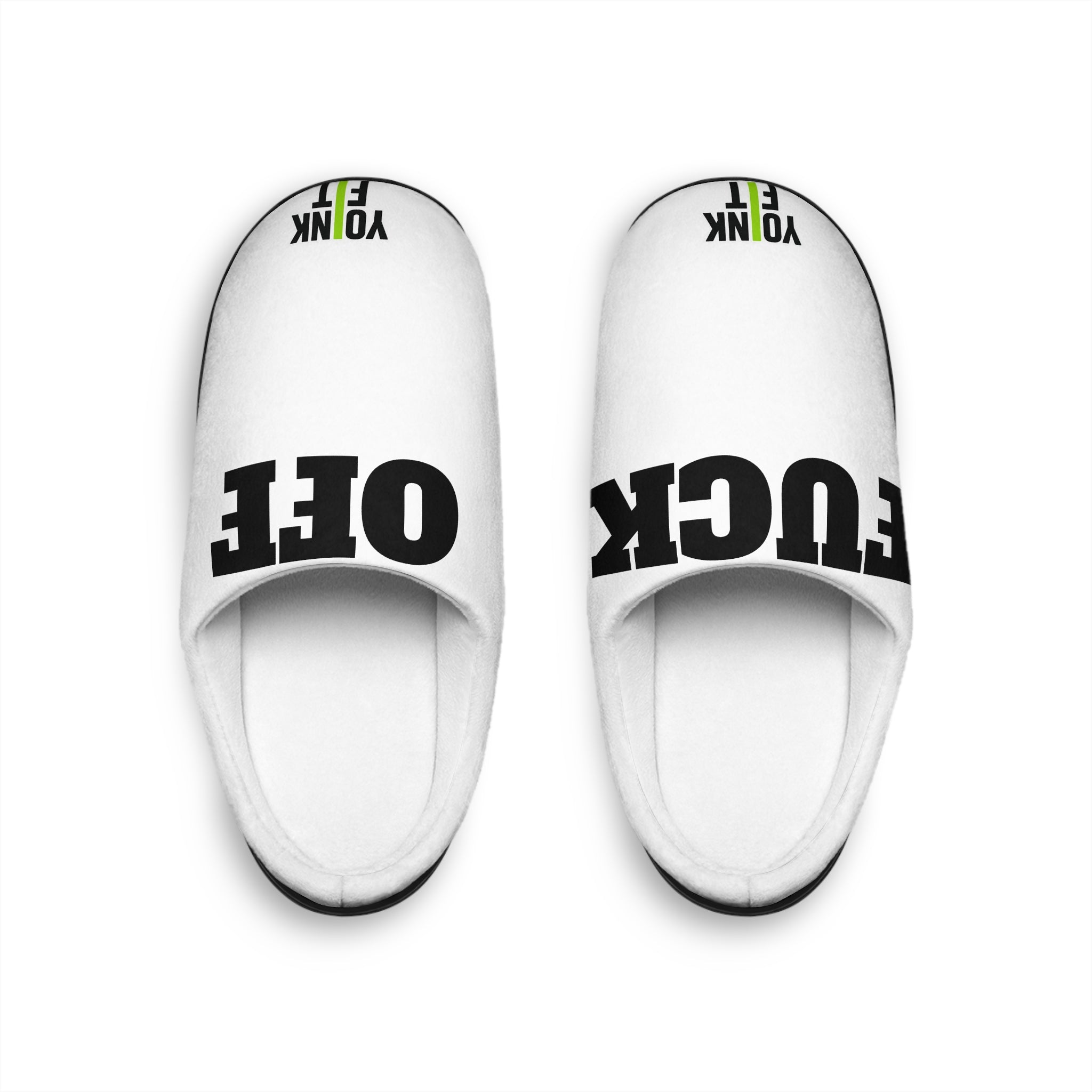 Funny Indoor Slippers - Fuck Off