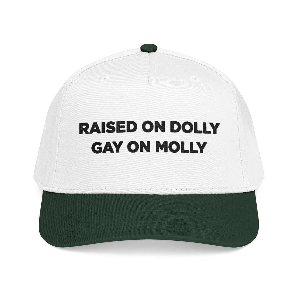 Dolly/Molly  Baseball Cap — Black Statement Hat