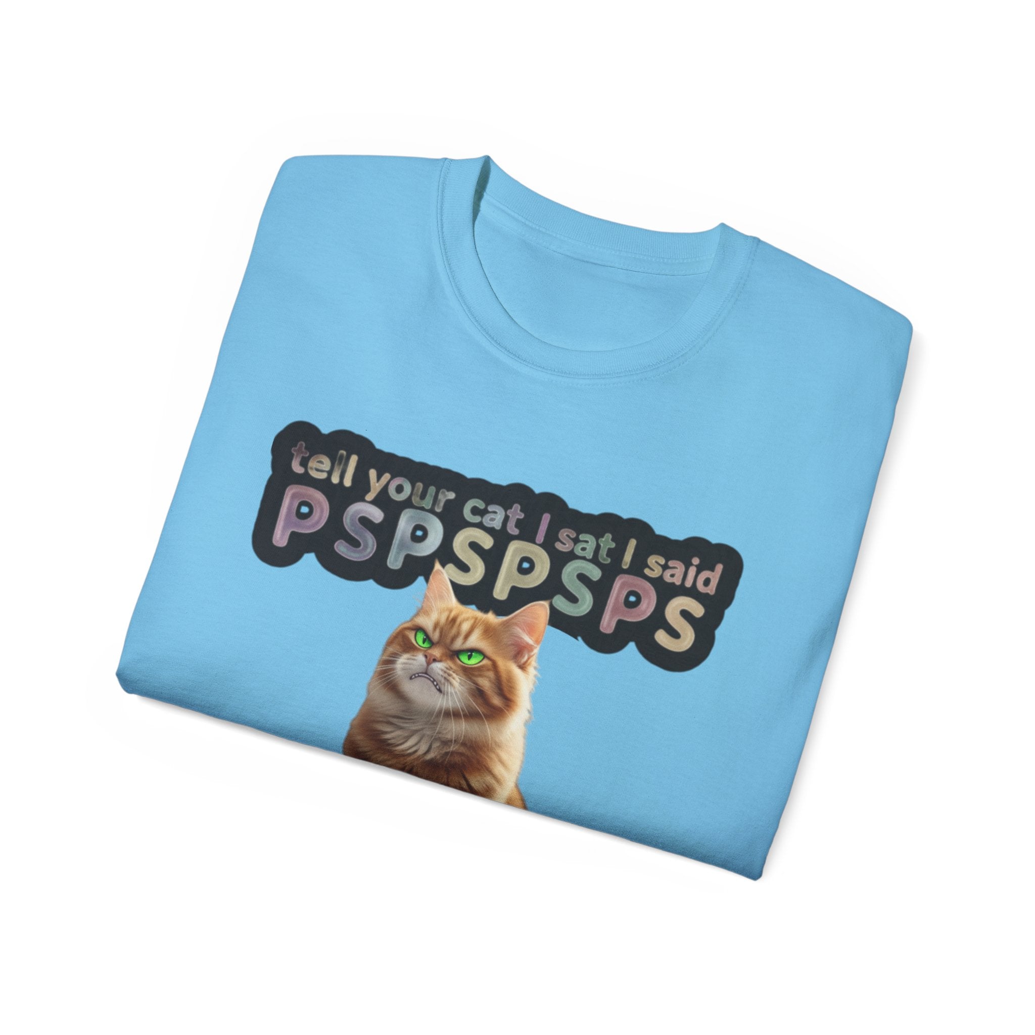 Funny Cat Lover Tee, PSPSPS Cat T-Shirt