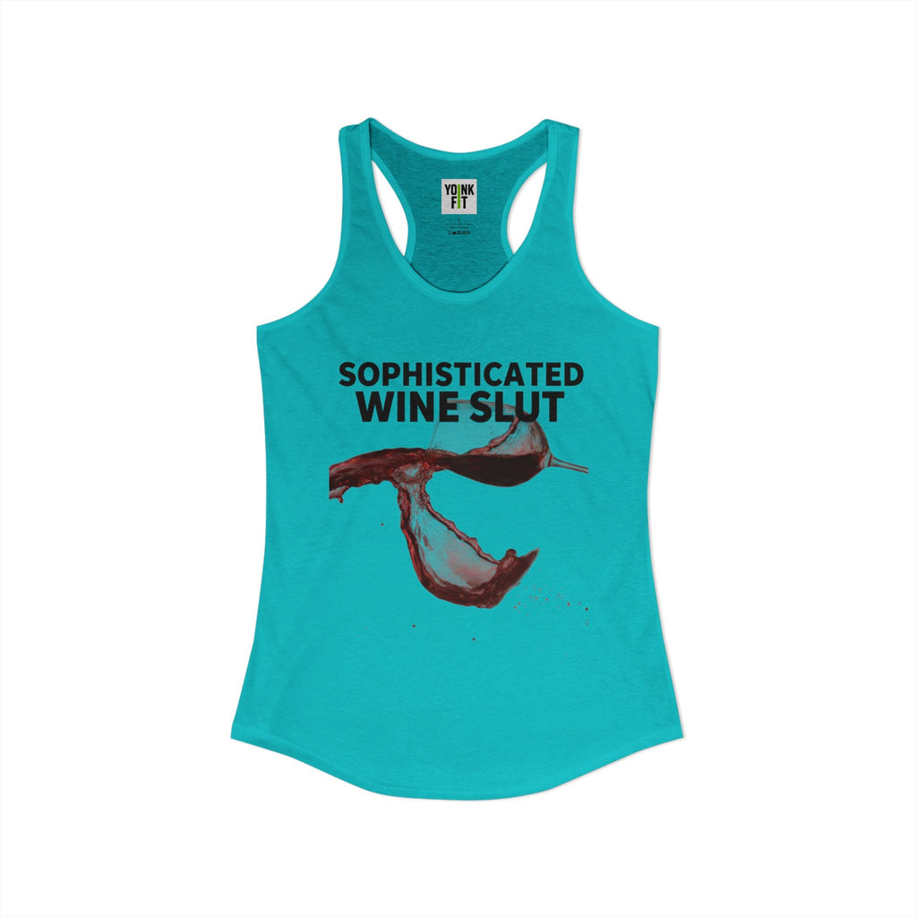 Racerback Tank - wine slut