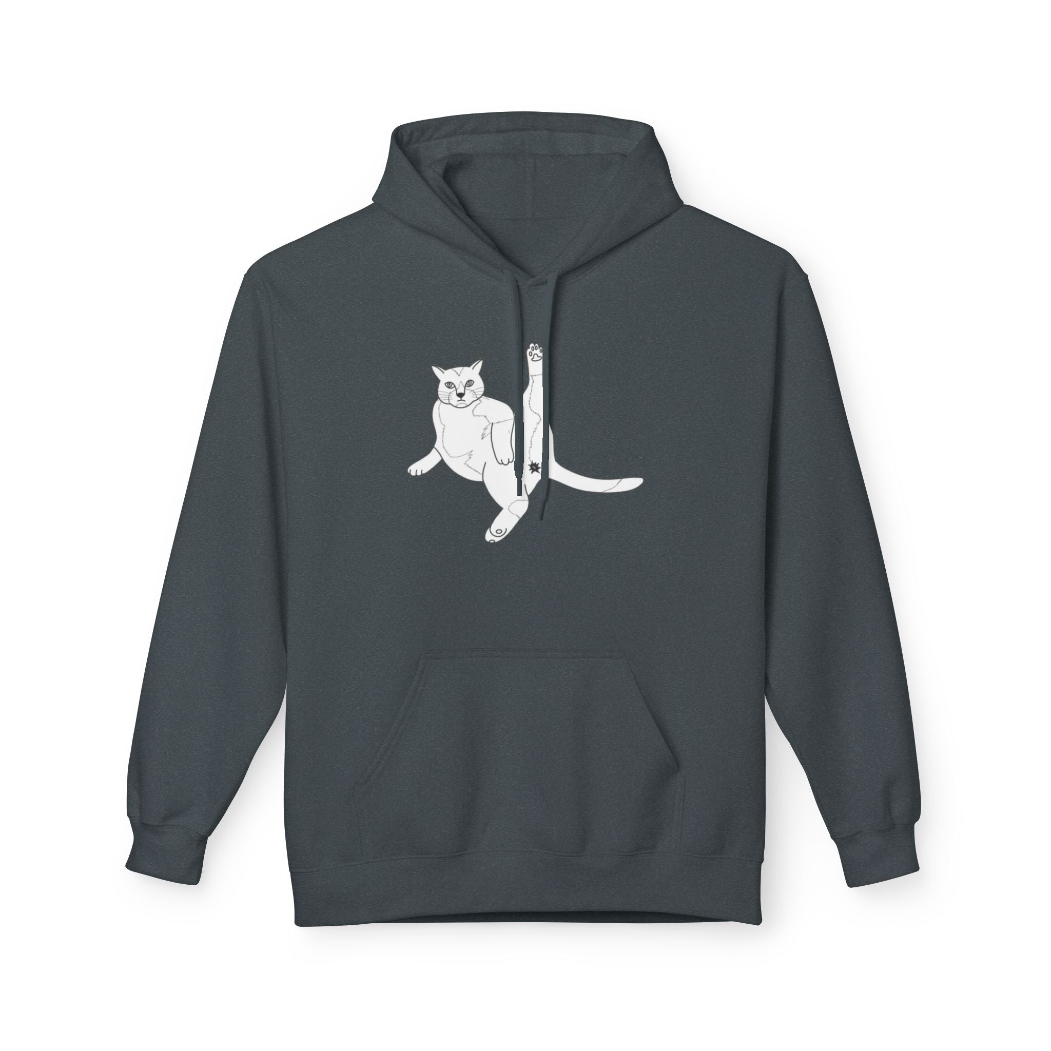 Hoodie - Cat Butt Sketch Design