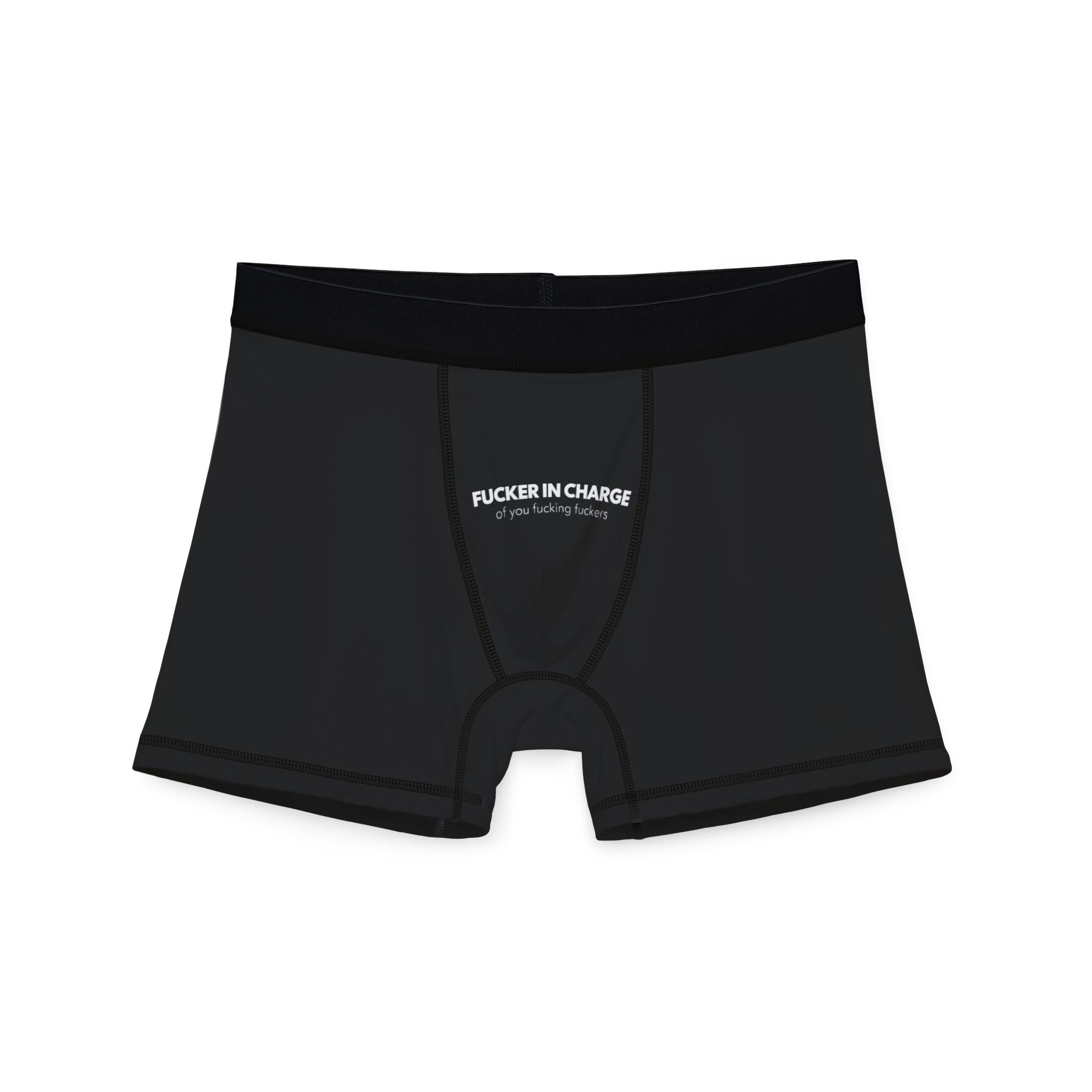 Men's Boxers Briefs - Comfortable Everyday Underwear - Fucker in charge