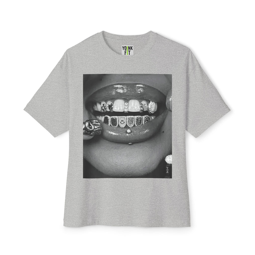 Boxy Tee Grillz Teeth Unisex Shirt