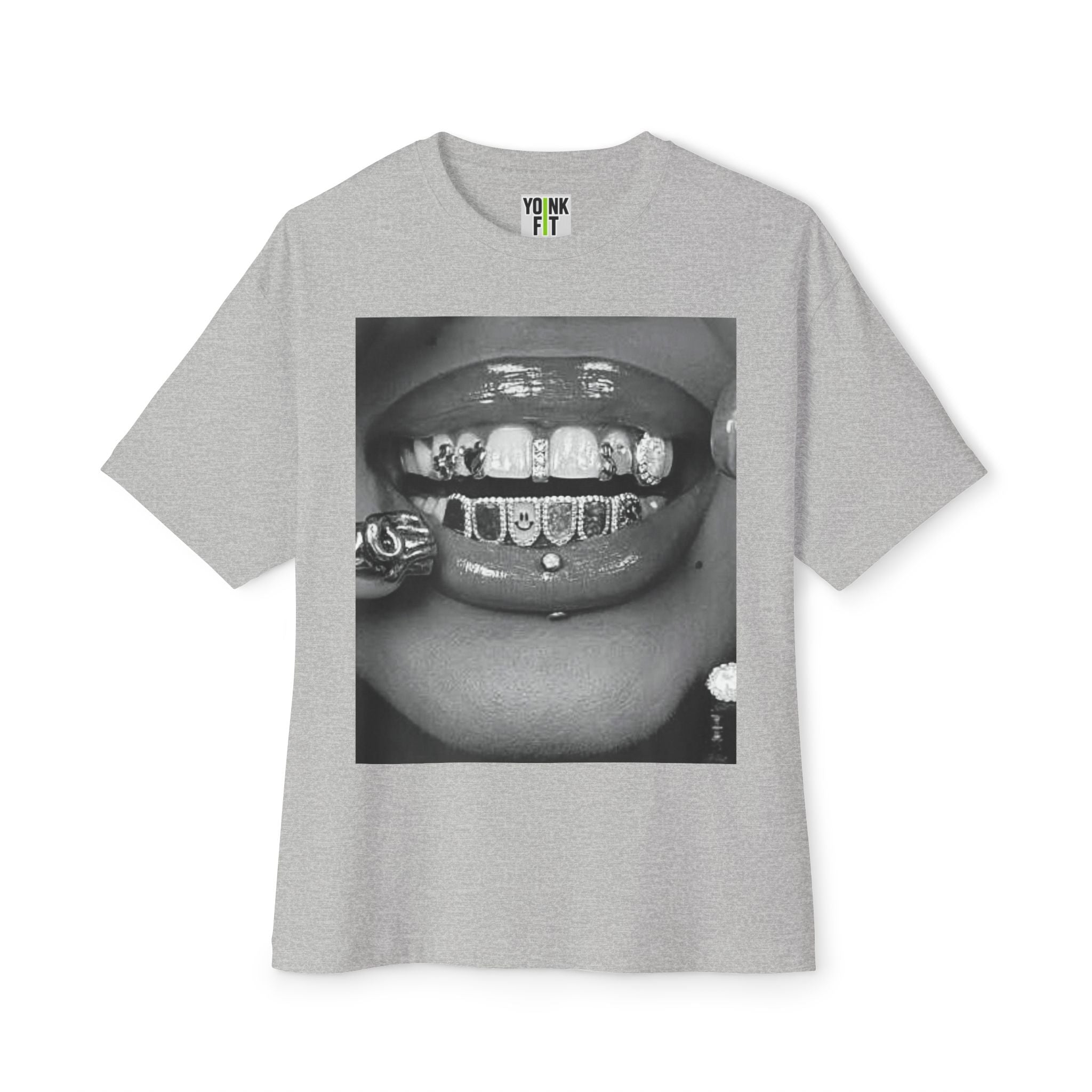 Boxy Tee Grillz Teeth Unisex Shirt