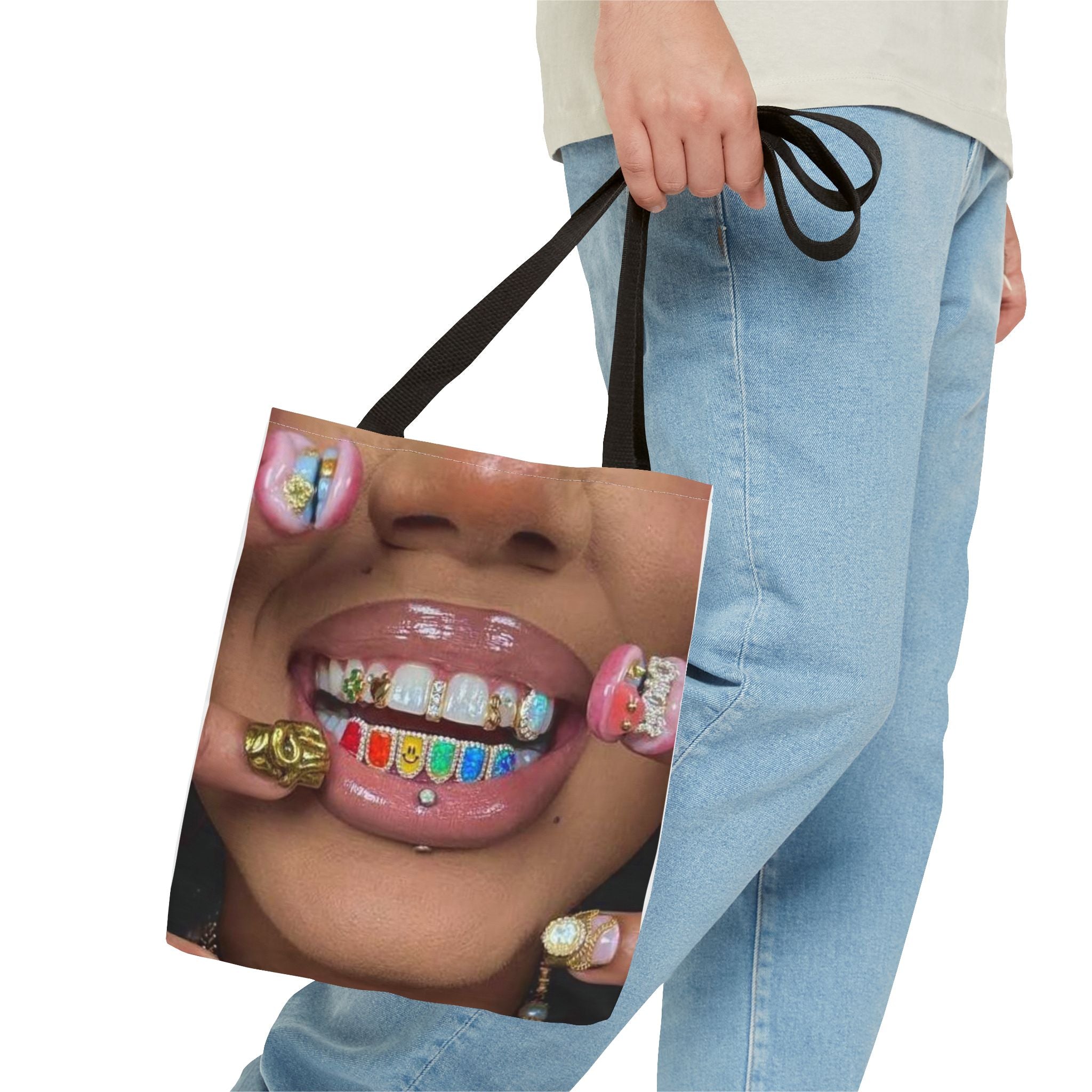 Rainbow Grillz Tote Bag