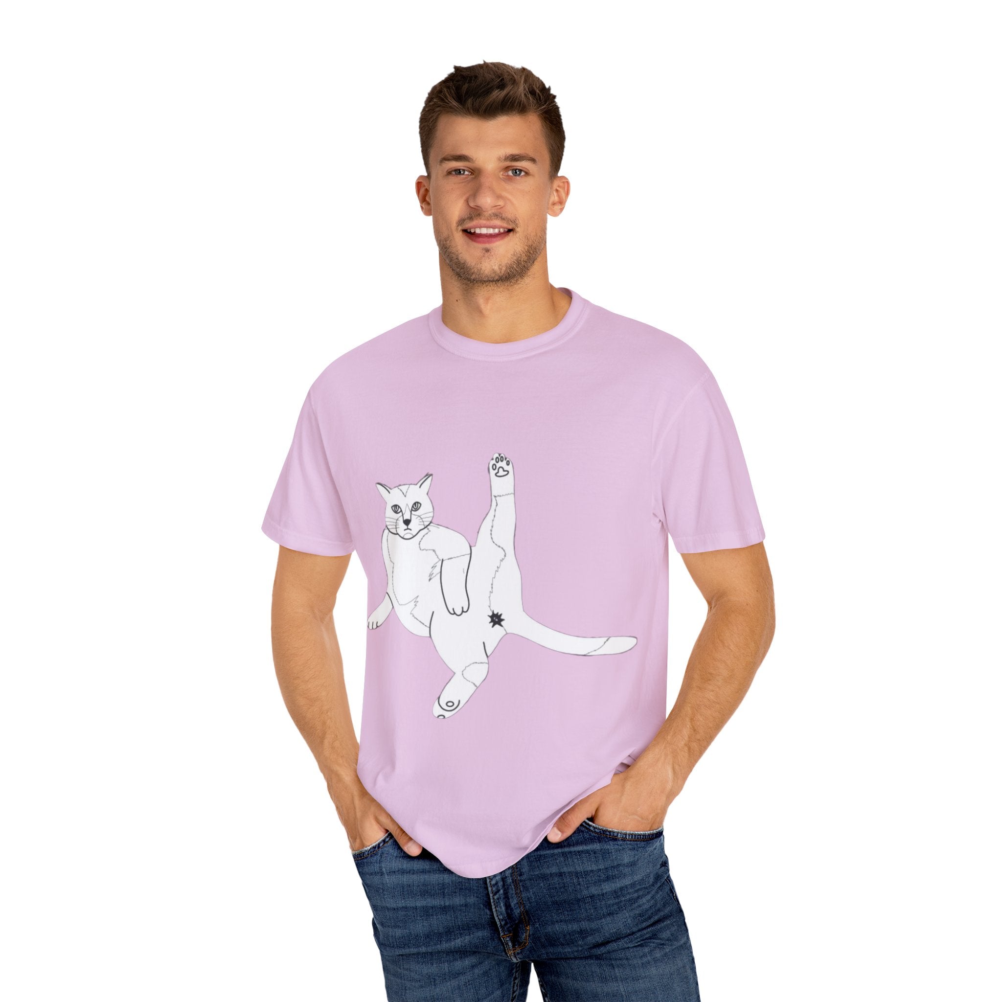 Cat Butt T-Shirt - Unisex Garment-Dyed