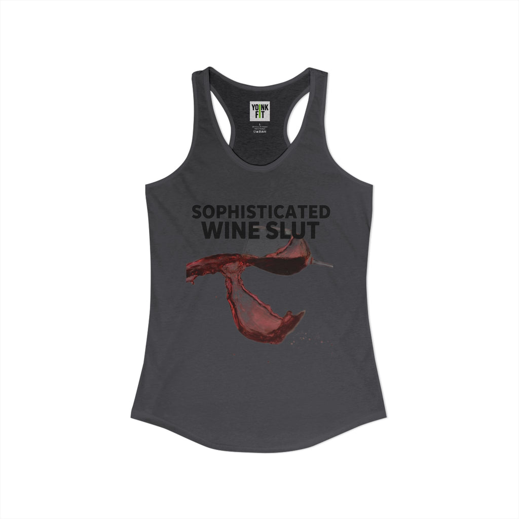 Racerback Tank - wine slut