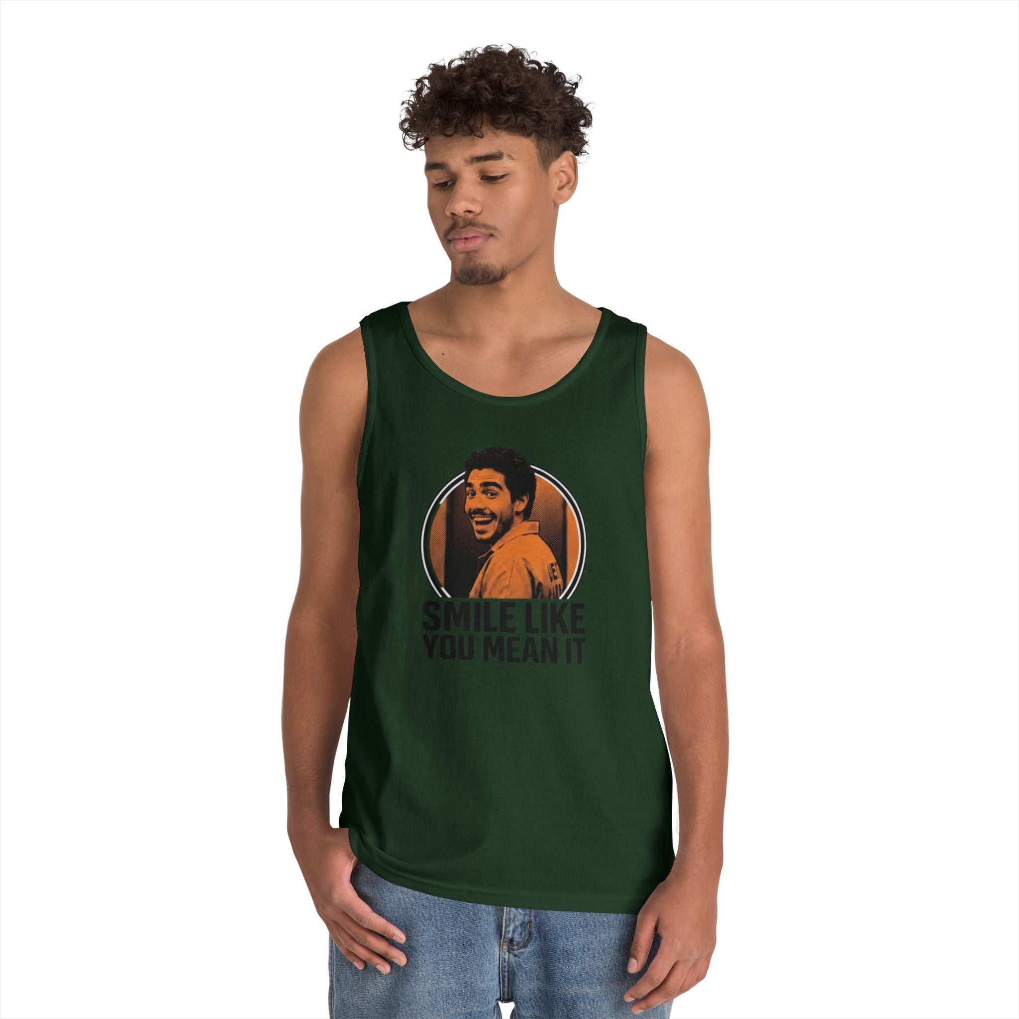 Smile like you mean it - Graphic Tank Top — Retro Laundry Machine Art