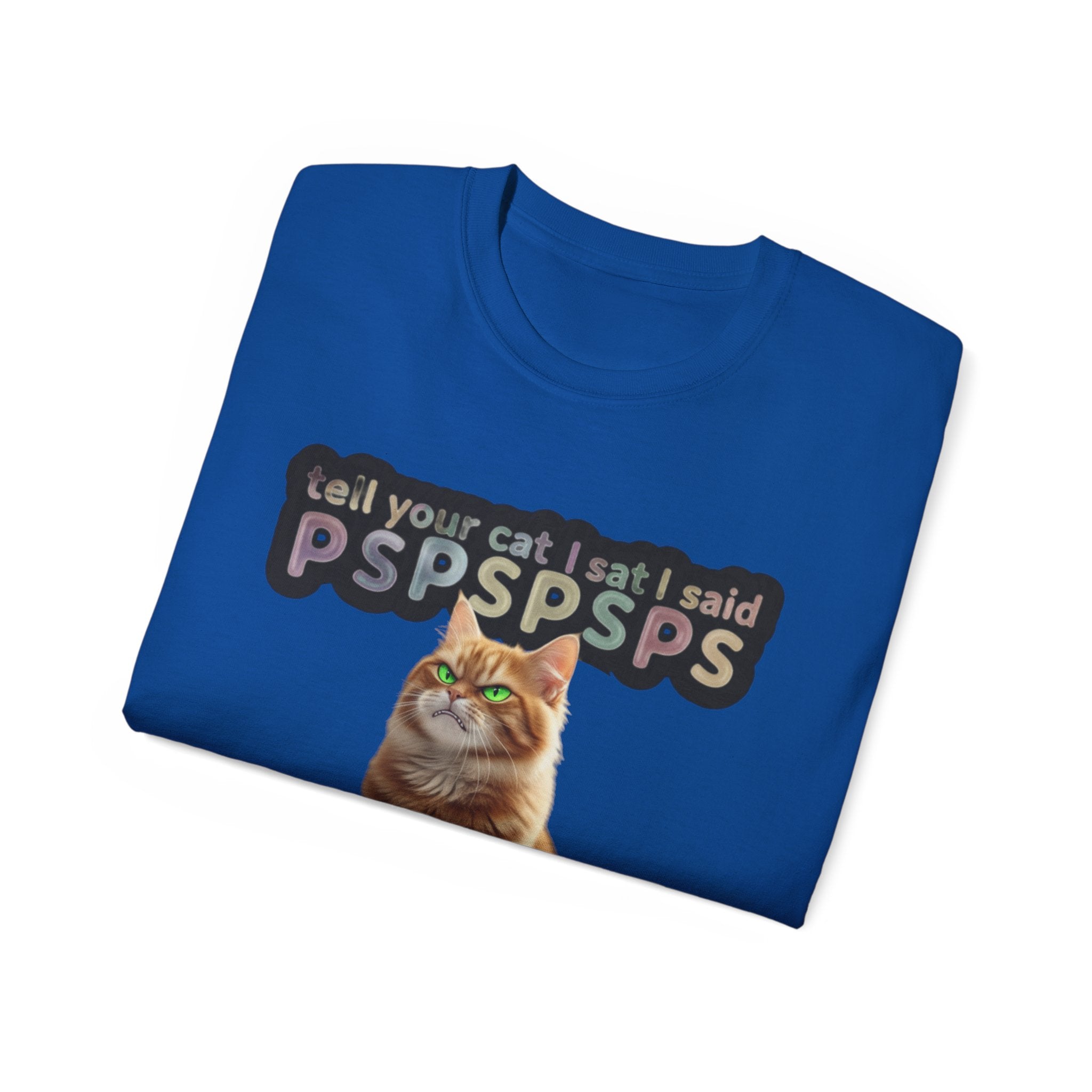 Funny Cat Lover Tee, PSPSPS Cat T-Shirt