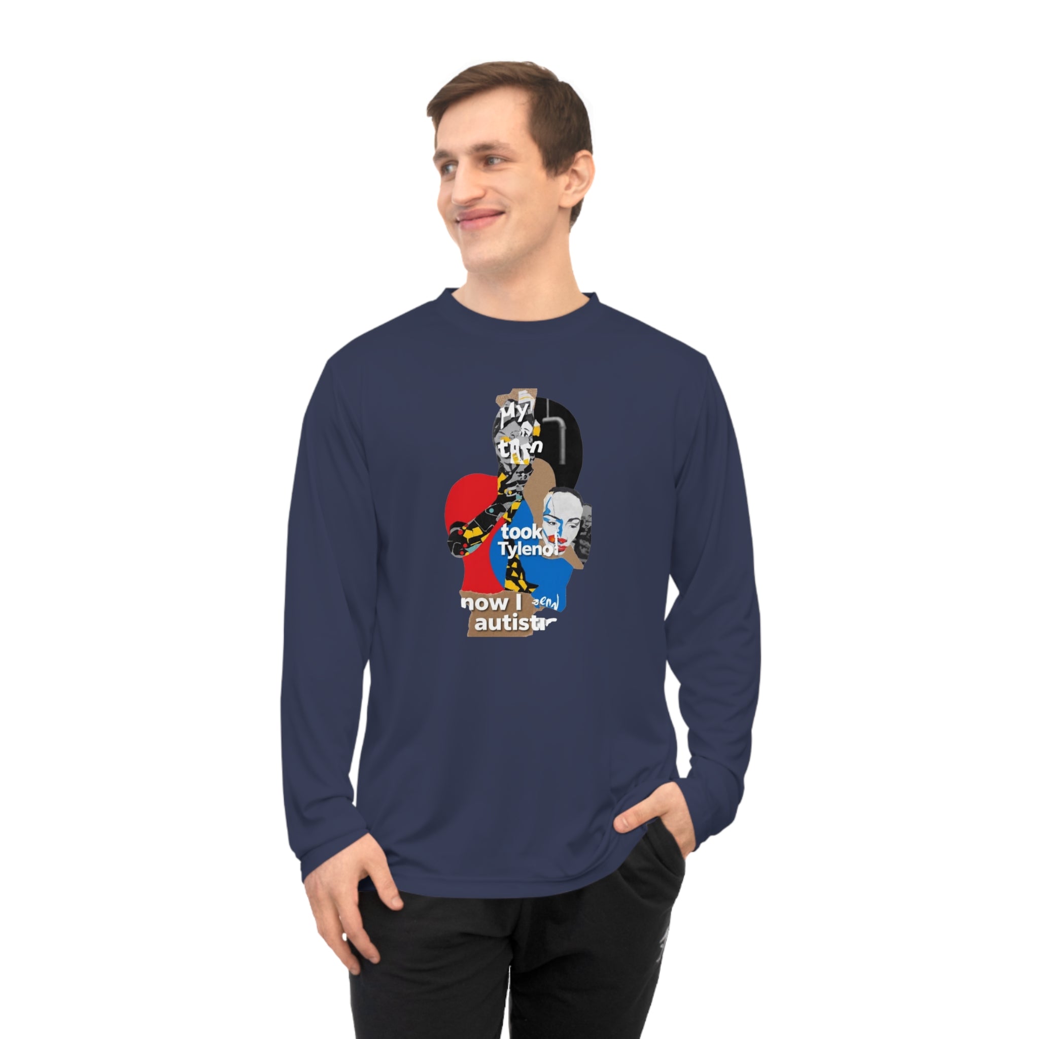 Humor Performance Shirt- Tylenol Art