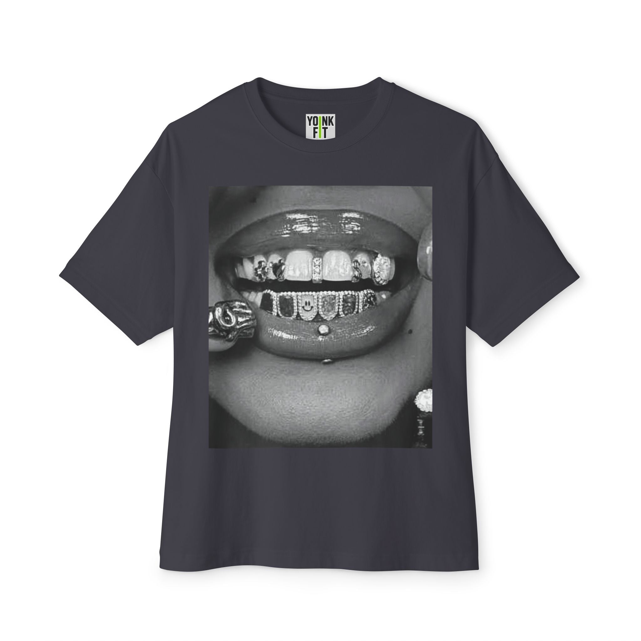 Boxy Tee Grillz Teeth Unisex Shirt
