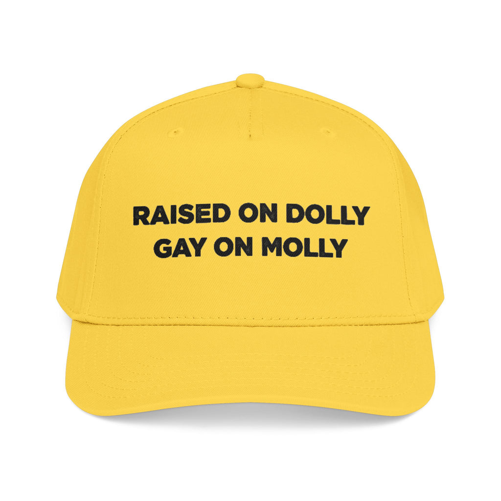 Dolly/Molly  Baseball Cap — Black Statement Hat