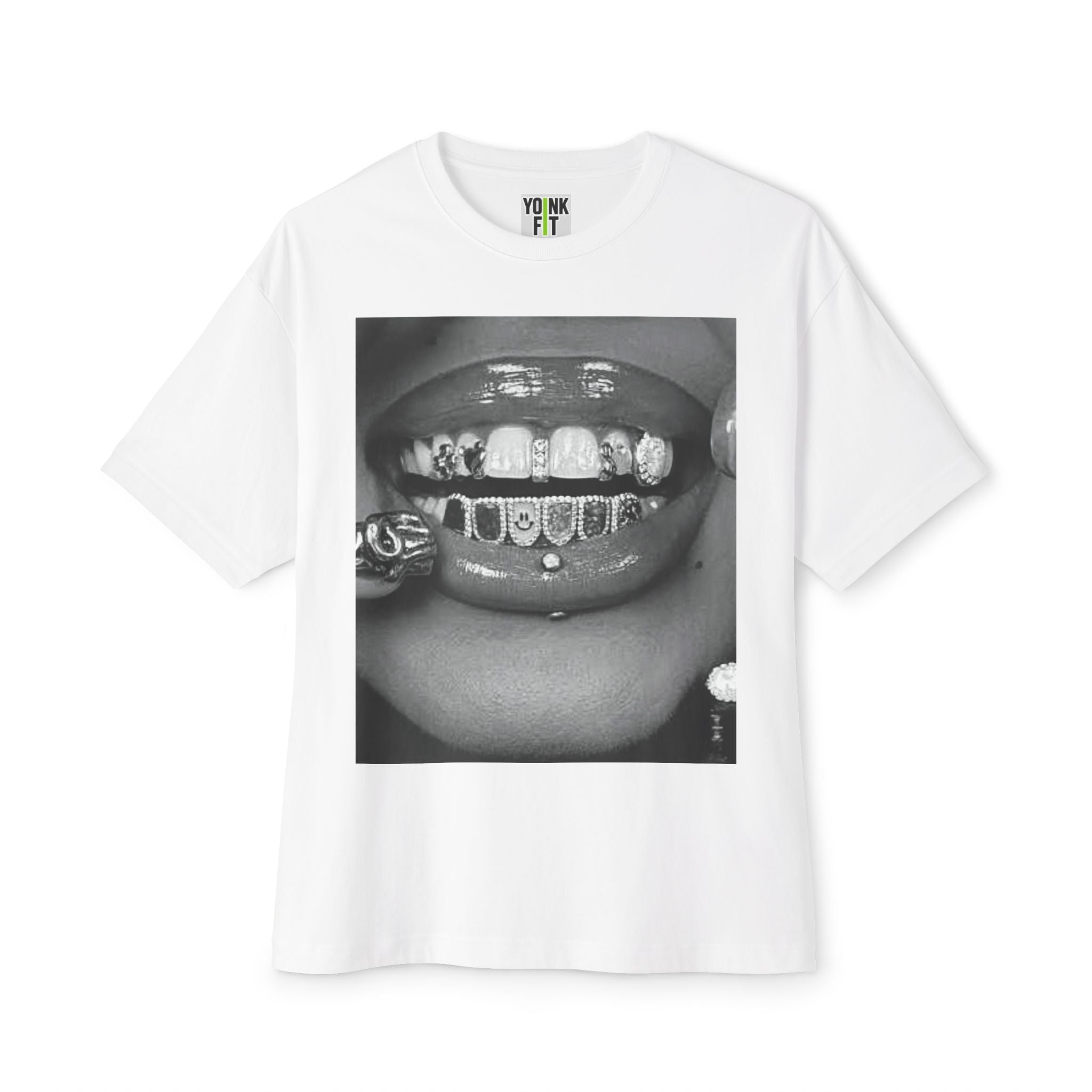 Boxy Tee Grillz Teeth Unisex Shirt