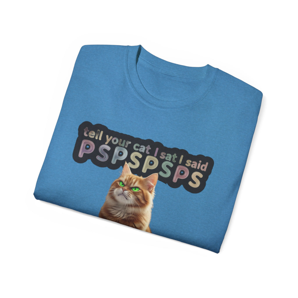 Funny Cat Lover Tee, PSPSPS Cat T-Shirt