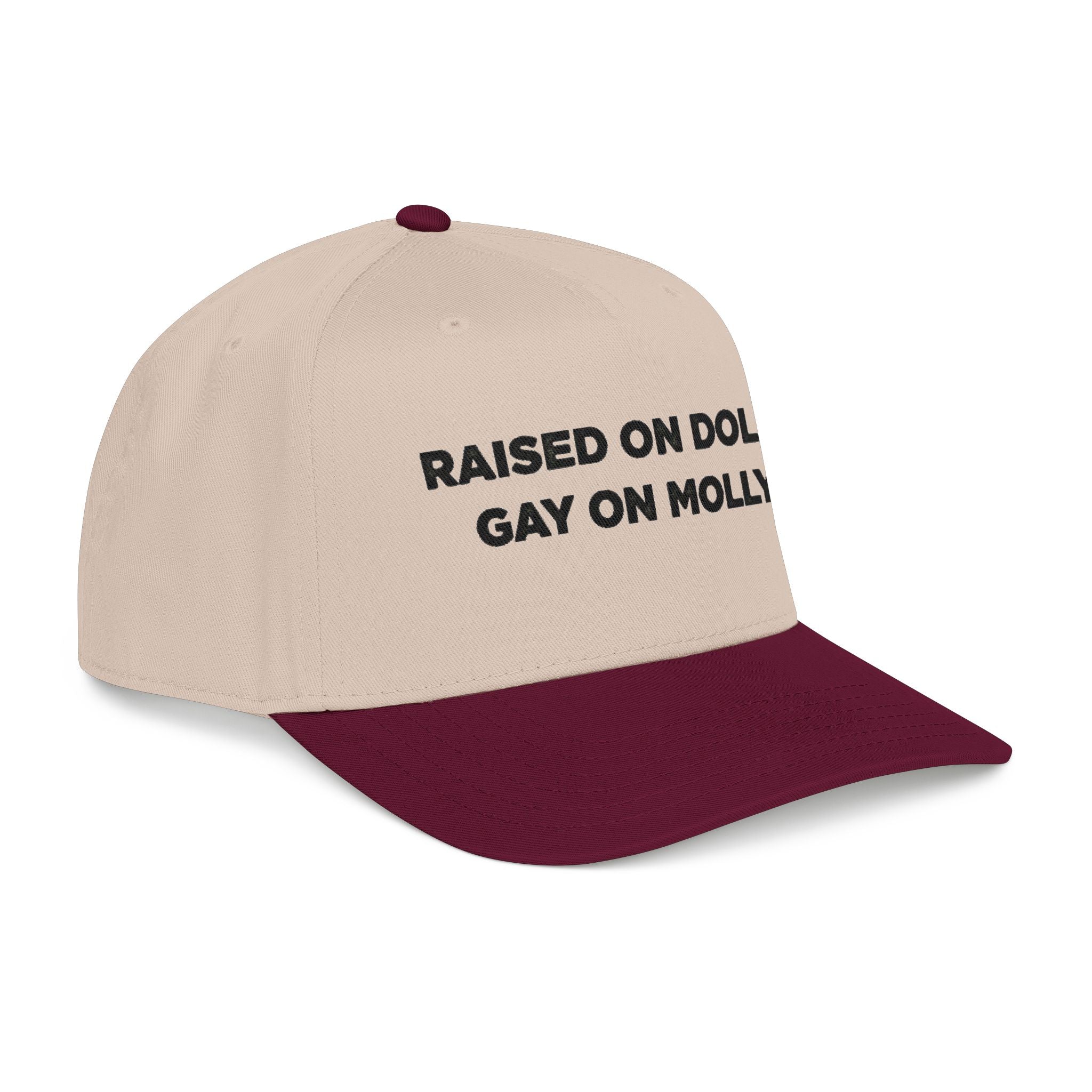 Dolly/Molly  Baseball Cap — Black Statement Hat