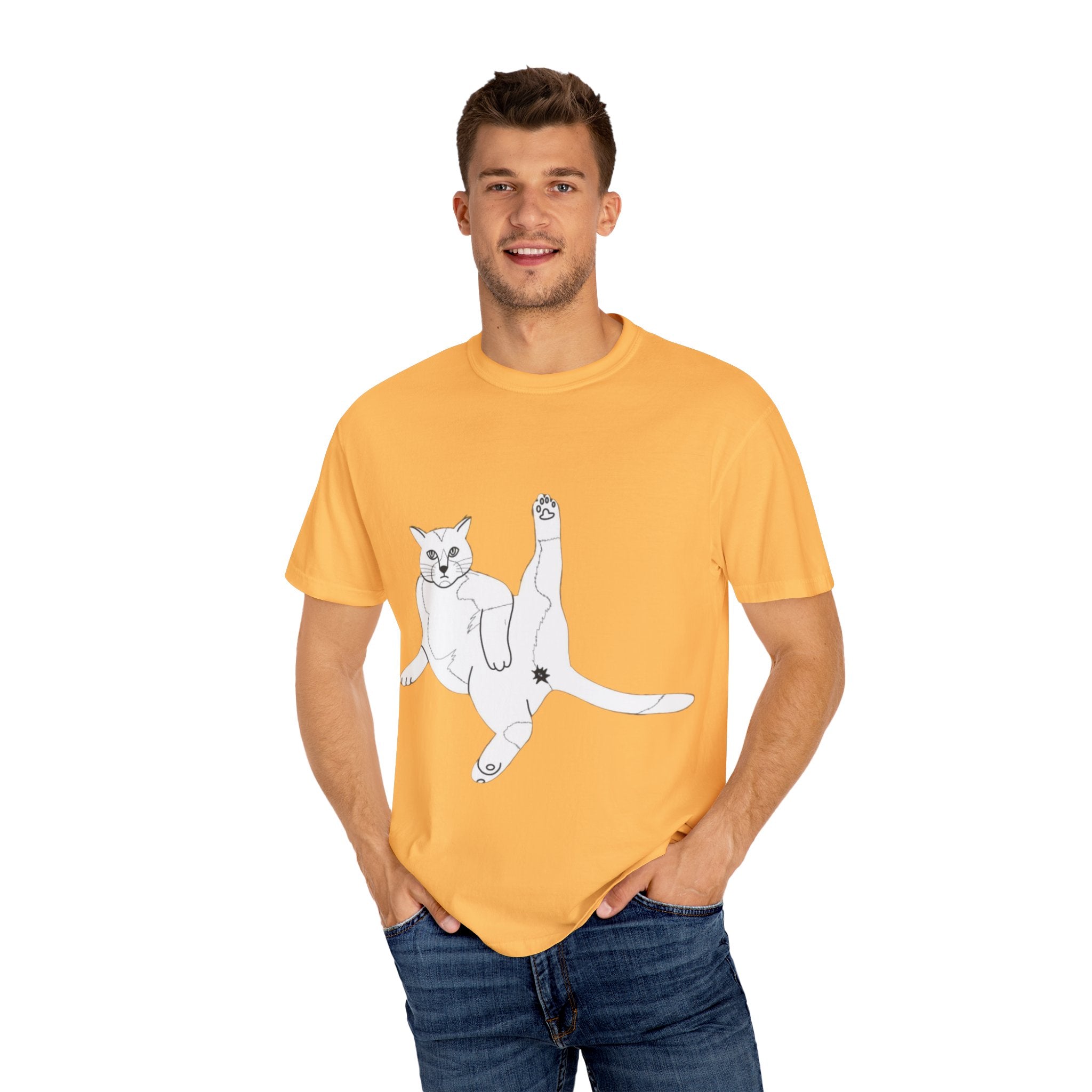 Cat Butt T-Shirt - Unisex Garment-Dyed