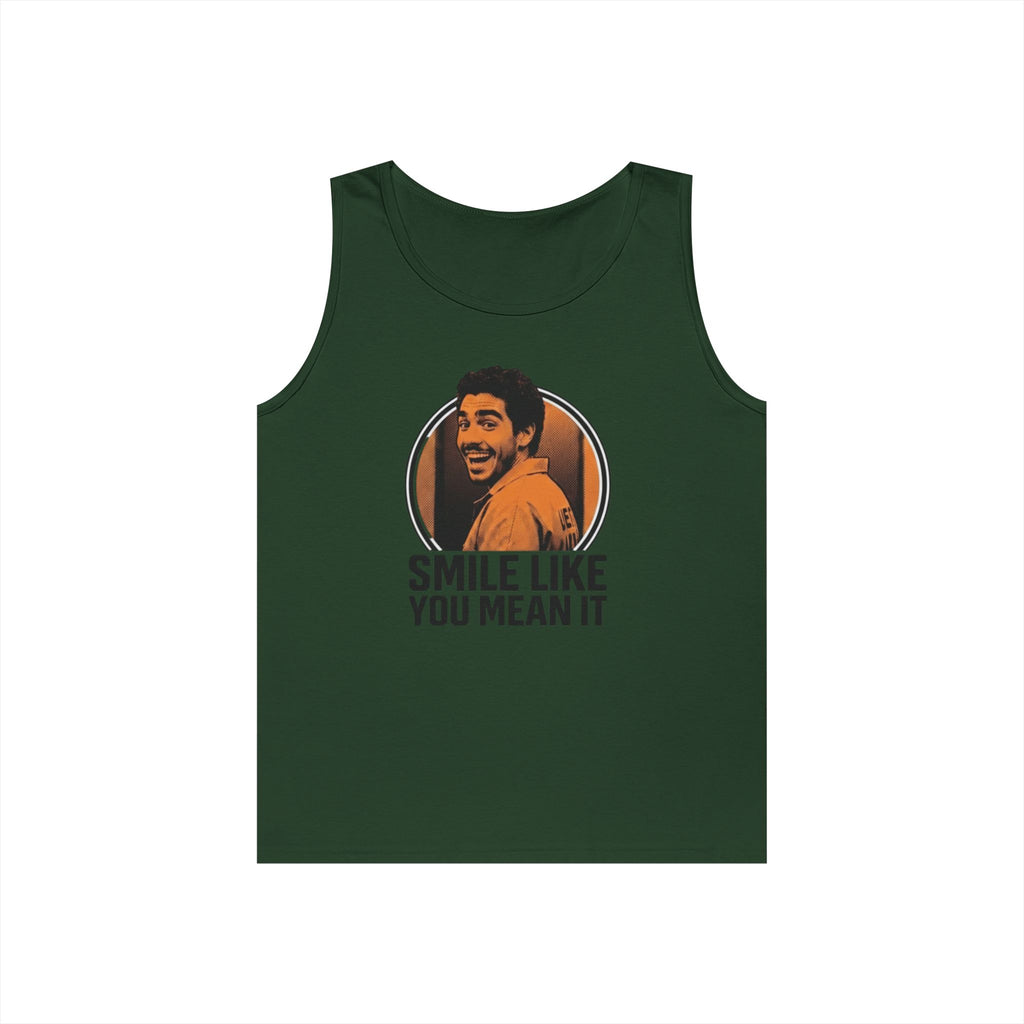 Smile like you mean it - Graphic Tank Top — Retro Laundry Machine Art