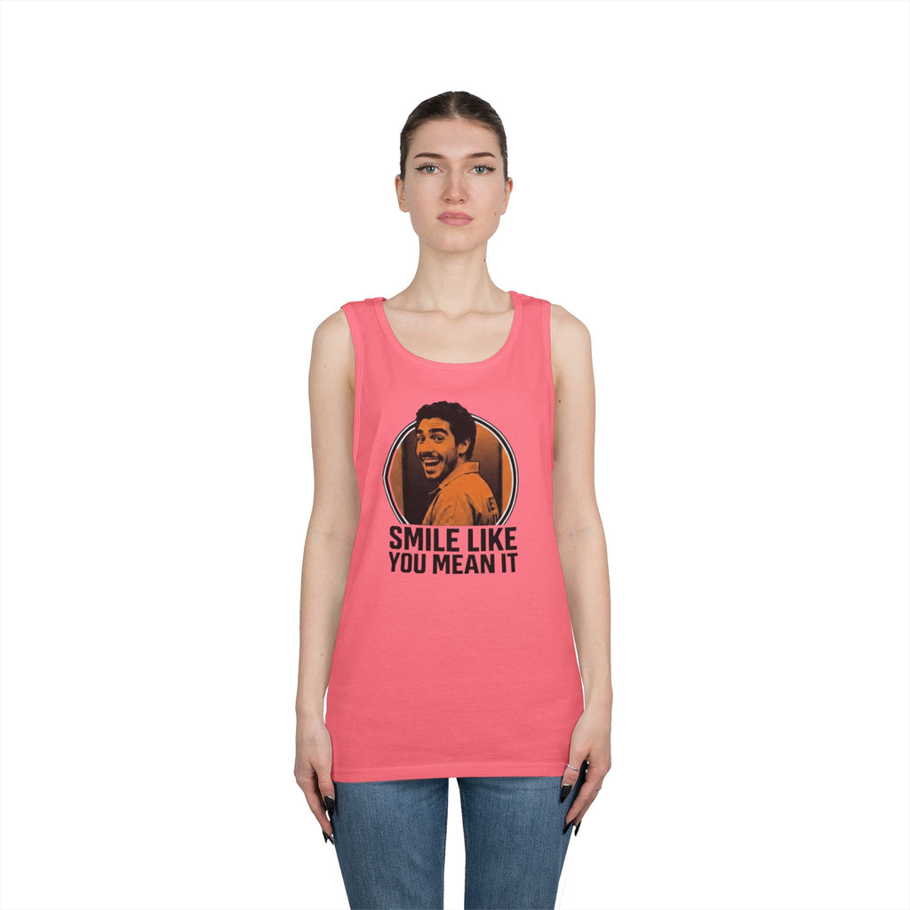 Smile like you mean it - Graphic Tank Top — Retro Laundry Machine Art